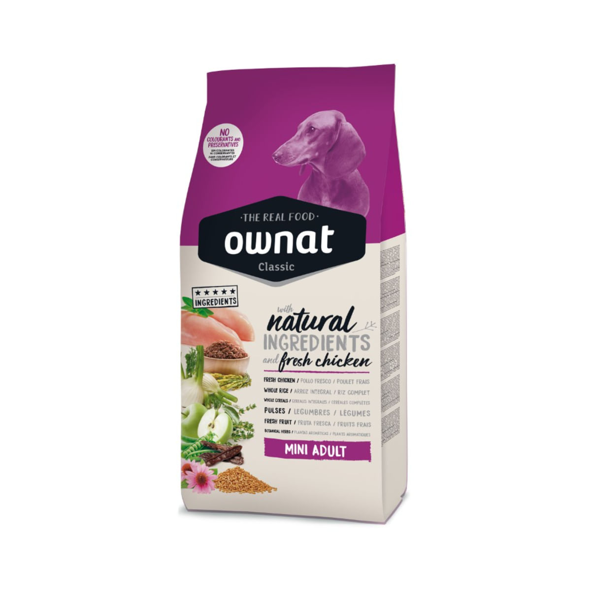 OWNAT Classic Mini Adult, XS-S, Pui, hrană uscată câini, 4kg - 1 | YEO