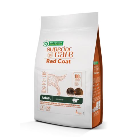 NATURES PROTECTION Superior Care Red Coat, XS-XL, Miel, hrană uscată fără cereale câini, 10kg
