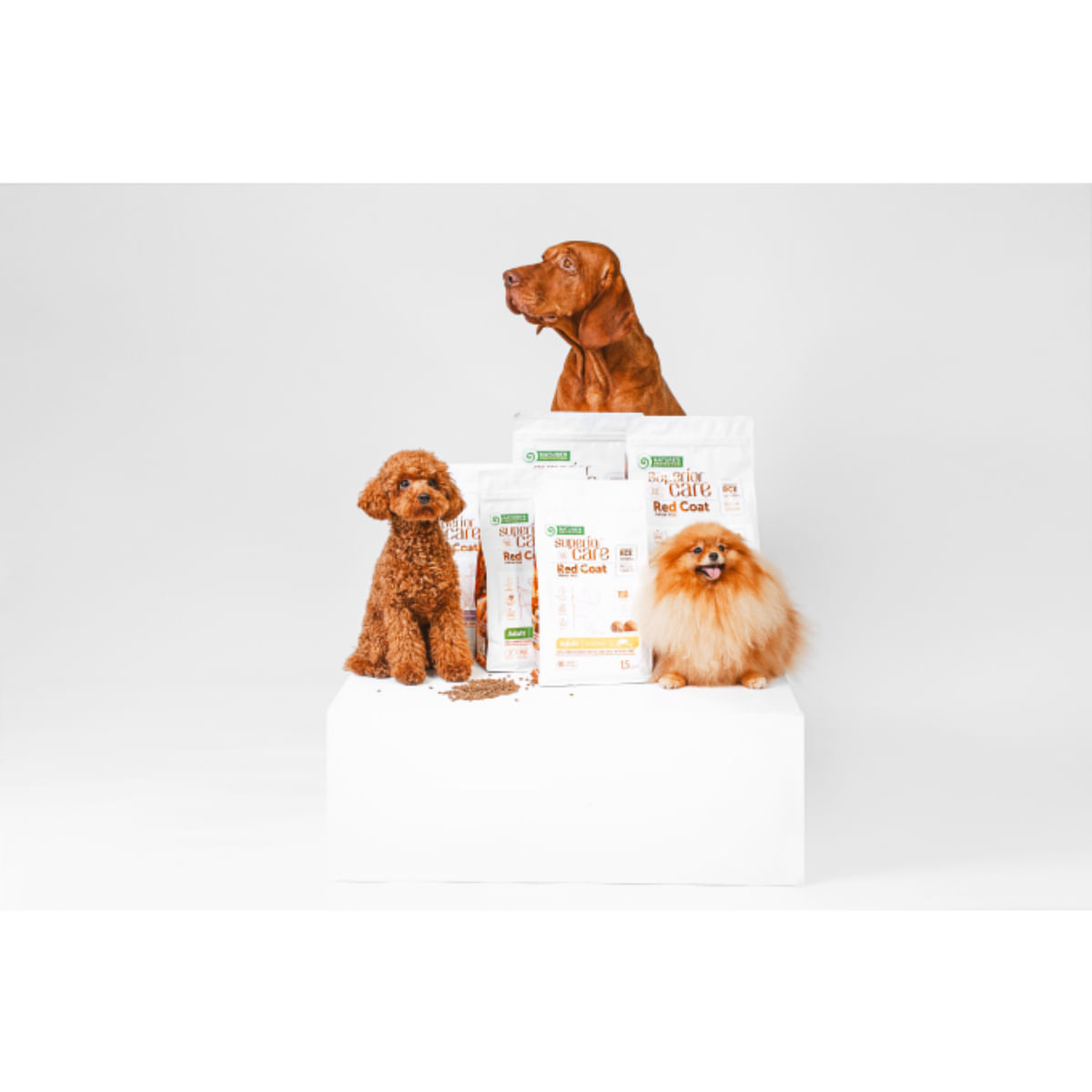 NATURES PROTECTION Superior Care Red Coat Small &amp; Mini Breed, XS-S, Somon și Krill, hrană uscată fără cereale câini, 10kg