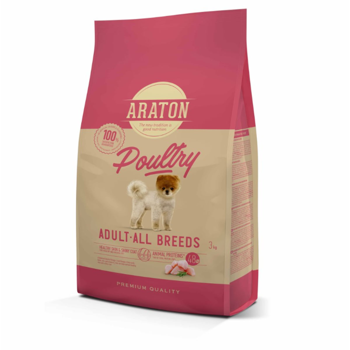ARATON, XS-M, Pasăre, hrană uscată câini, 15kg - 1 | YEO