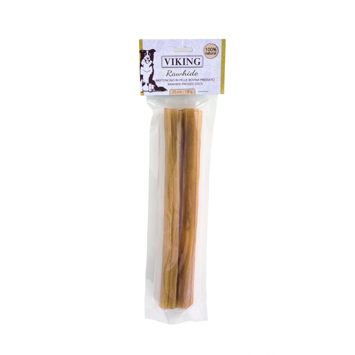 LEOPET Viking Baton Piele Presata, L-XL, Vită, punguță recompense fără cereale câini, 180g - 1 | YEO