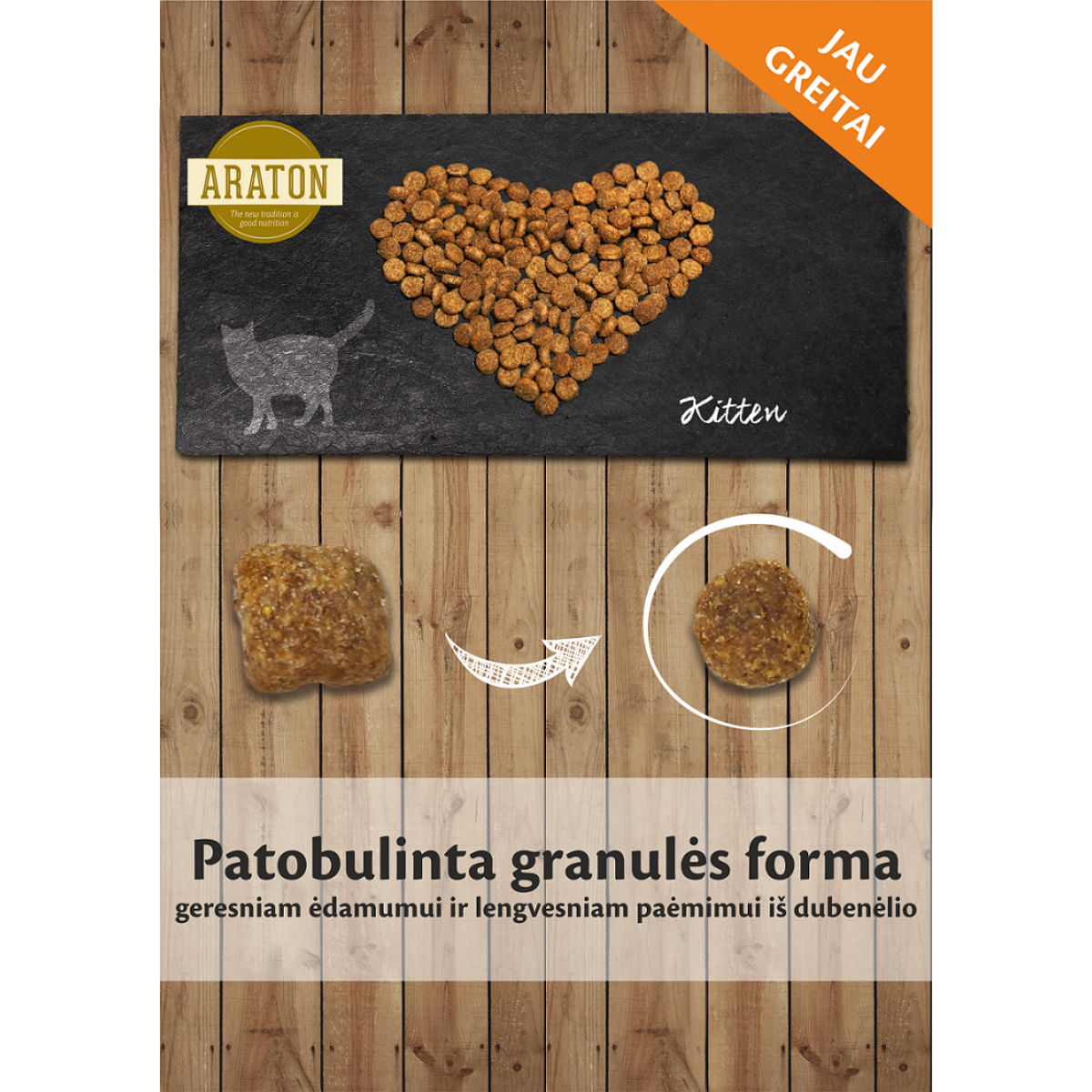 ARATON Kitten, Pui, hrană uscată pisici junior, 15kg - 2 | YEO