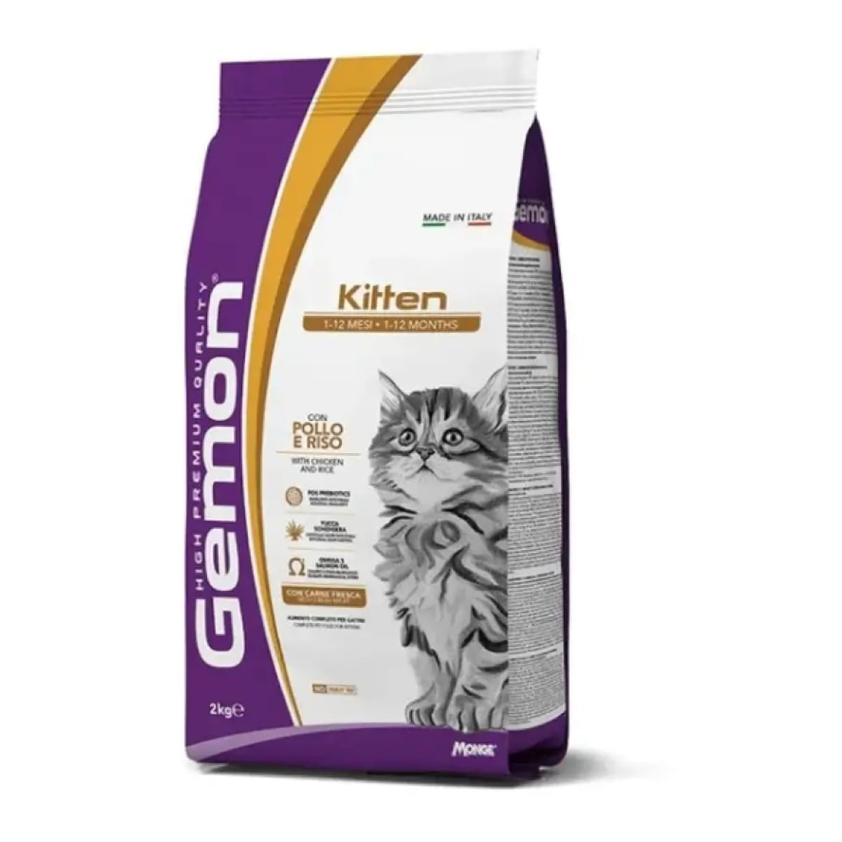 GEMON Breeders Kitten, Pui și Orez, hrană uscată pisici junior, 20kg - 1 | YEO
