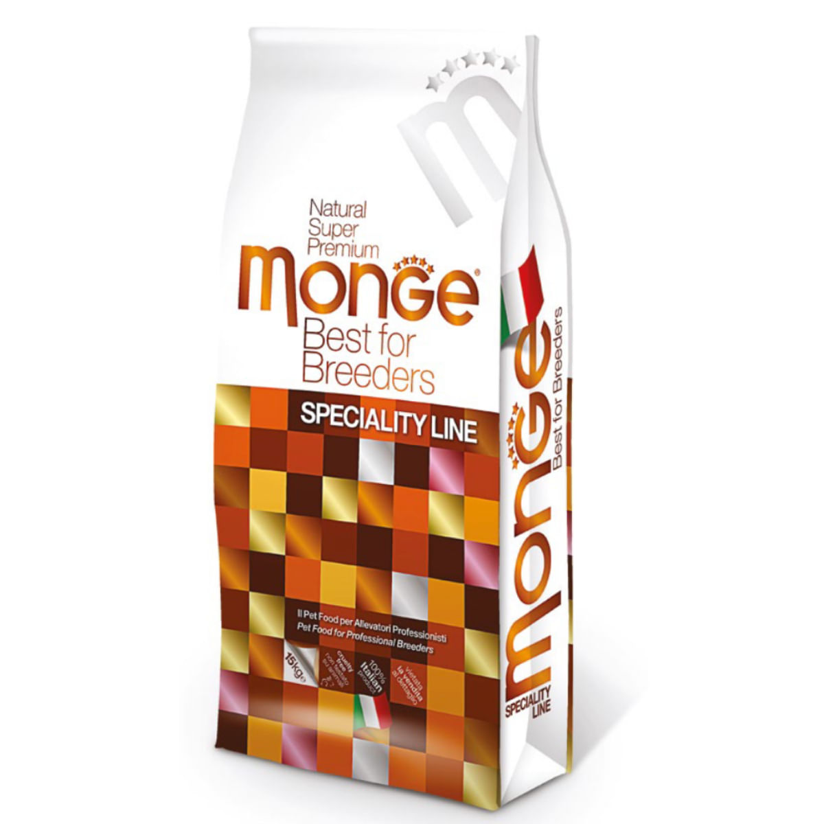 MONGE Best for Breeders, XS-XL, Miel și Orez, hrană uscată câini, 15kg