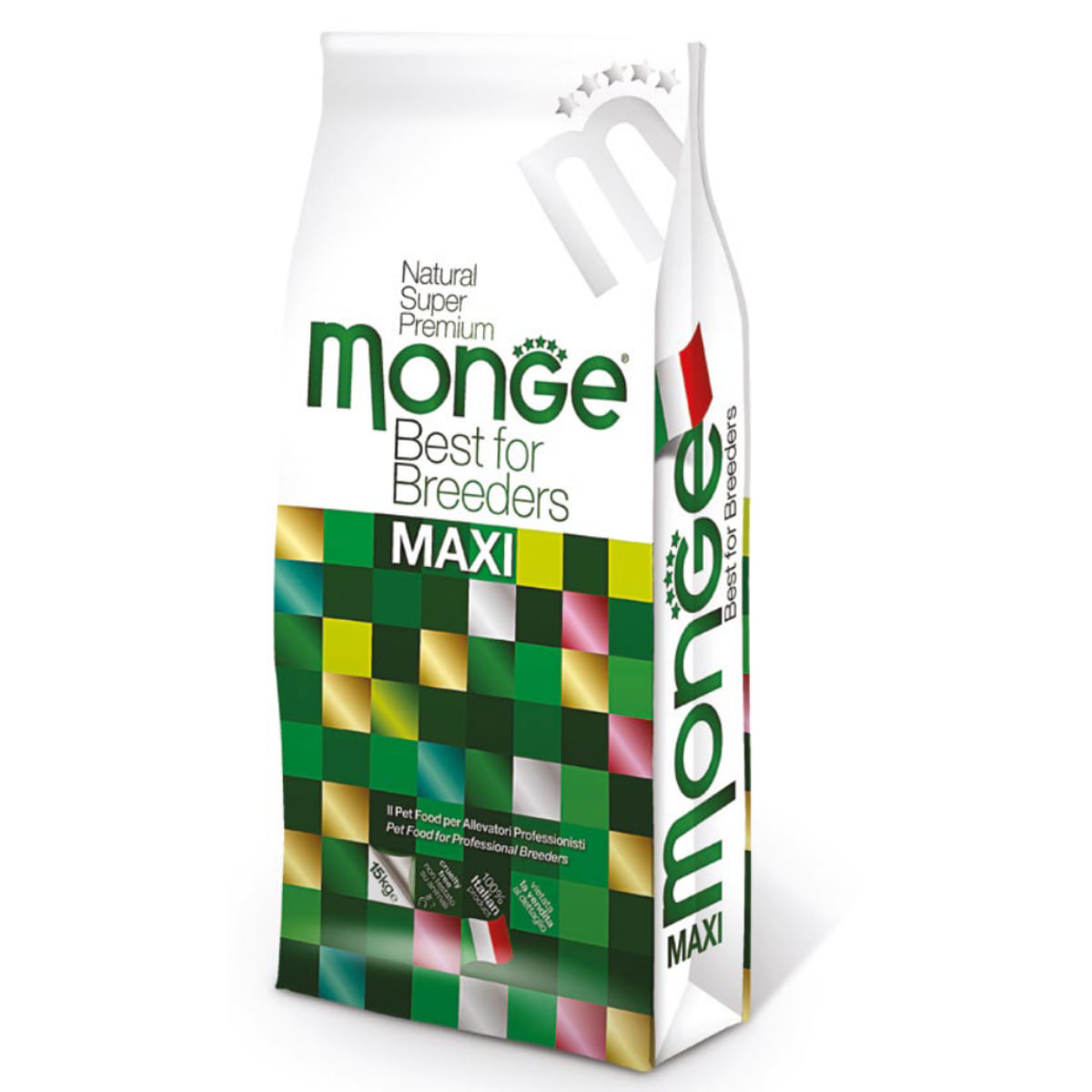 MONGE Best for Breeders Maxi Puppy&Junior, L-XL, Pui și Orez, hrană uscată câini junior, 15kg - 1 | YEO