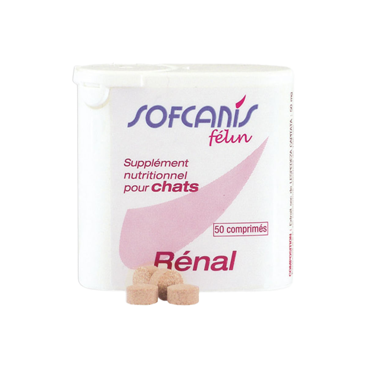 SOFCANIS Félin Renal, supliment sistem renal pisici, comprimate SOFCANIS Félin Renal, supliment sistem renal pisici, flacon, 50 comprimate - 1 | YEO