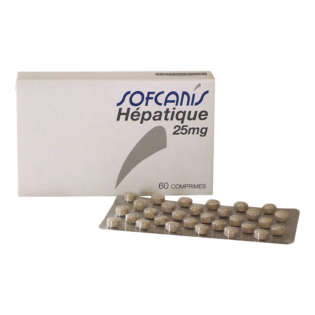 SOFCANIS Hépatique 25mg, supliment sistem hepatic câini, comprimate SOFCANIS Hépatique 25mg, XS-S, supliment sistem hepatic câini și pisici, blister, 60 comprimate - 1 | YEO