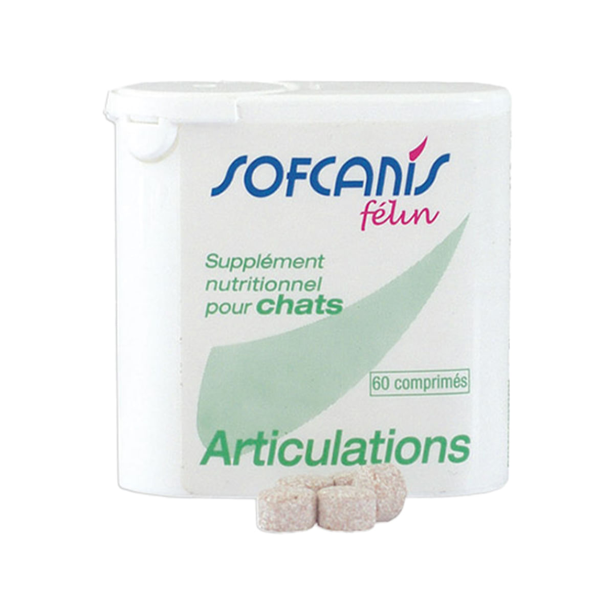 SOFCANIS Articulations, supliment sistem articular pisici, comprimate SOFCANIS Articulations, supliment sistem articular pisici, flacon, 60 comprimate - 1 | YEO