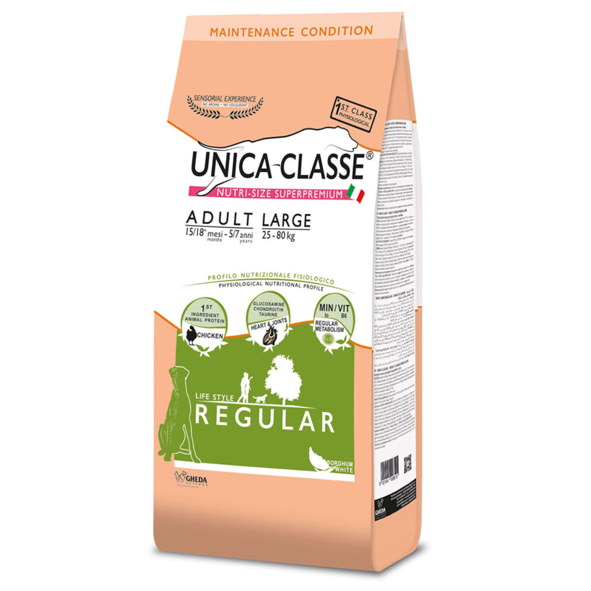 UNICA Classe Regular Maxi, L-XL, Pui, hrană uscată câini, 12kg - 1 | YEO