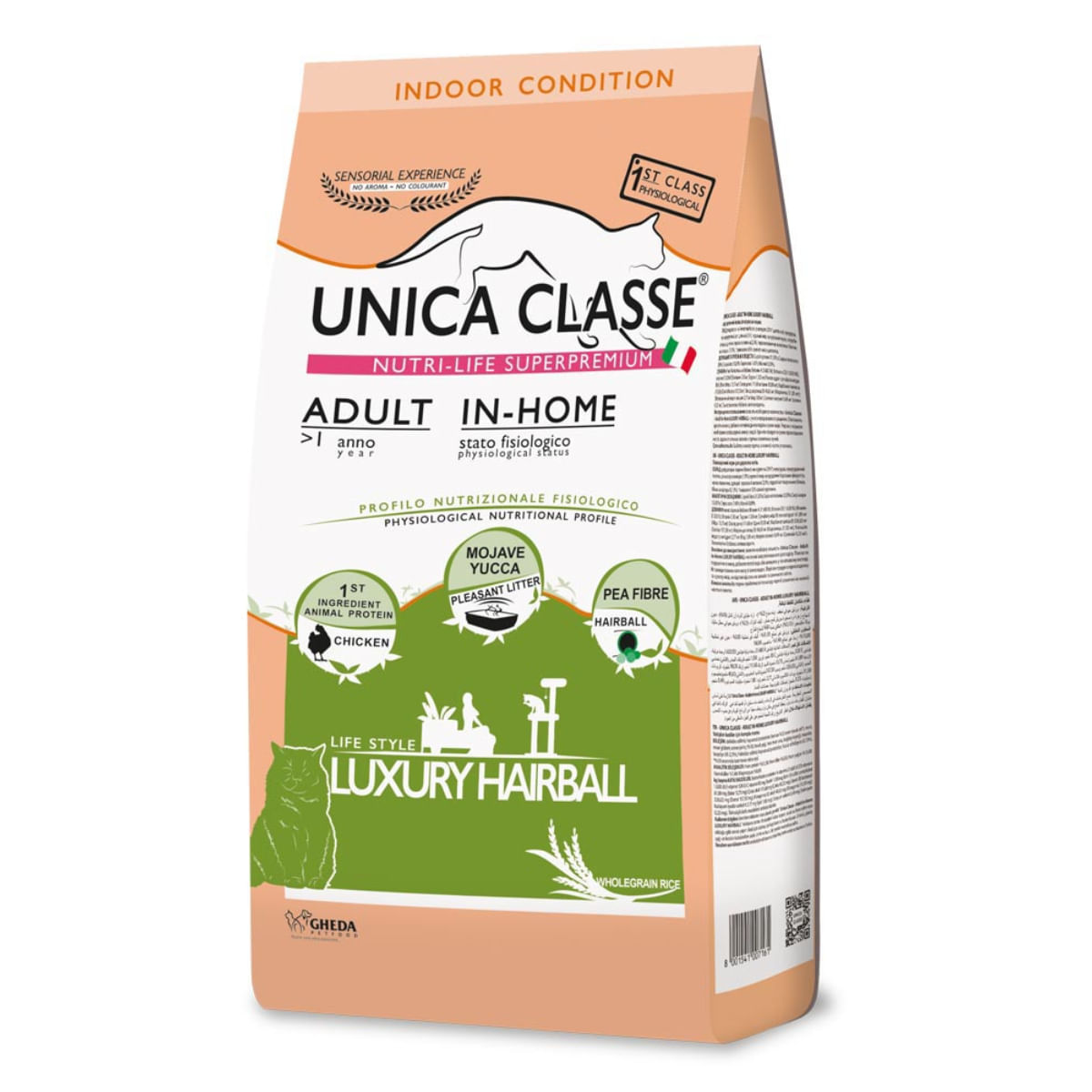 UNICA Classe Sensible Indoor, Pui, hrană uscată pisici, 10kg - 3 | YEO