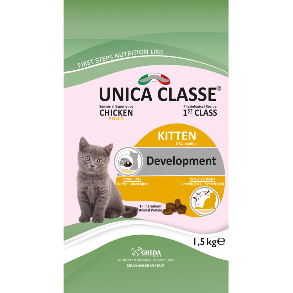 UNICA Classe Kitten Development, Pui, hrană uscată pisici junior, 10kg