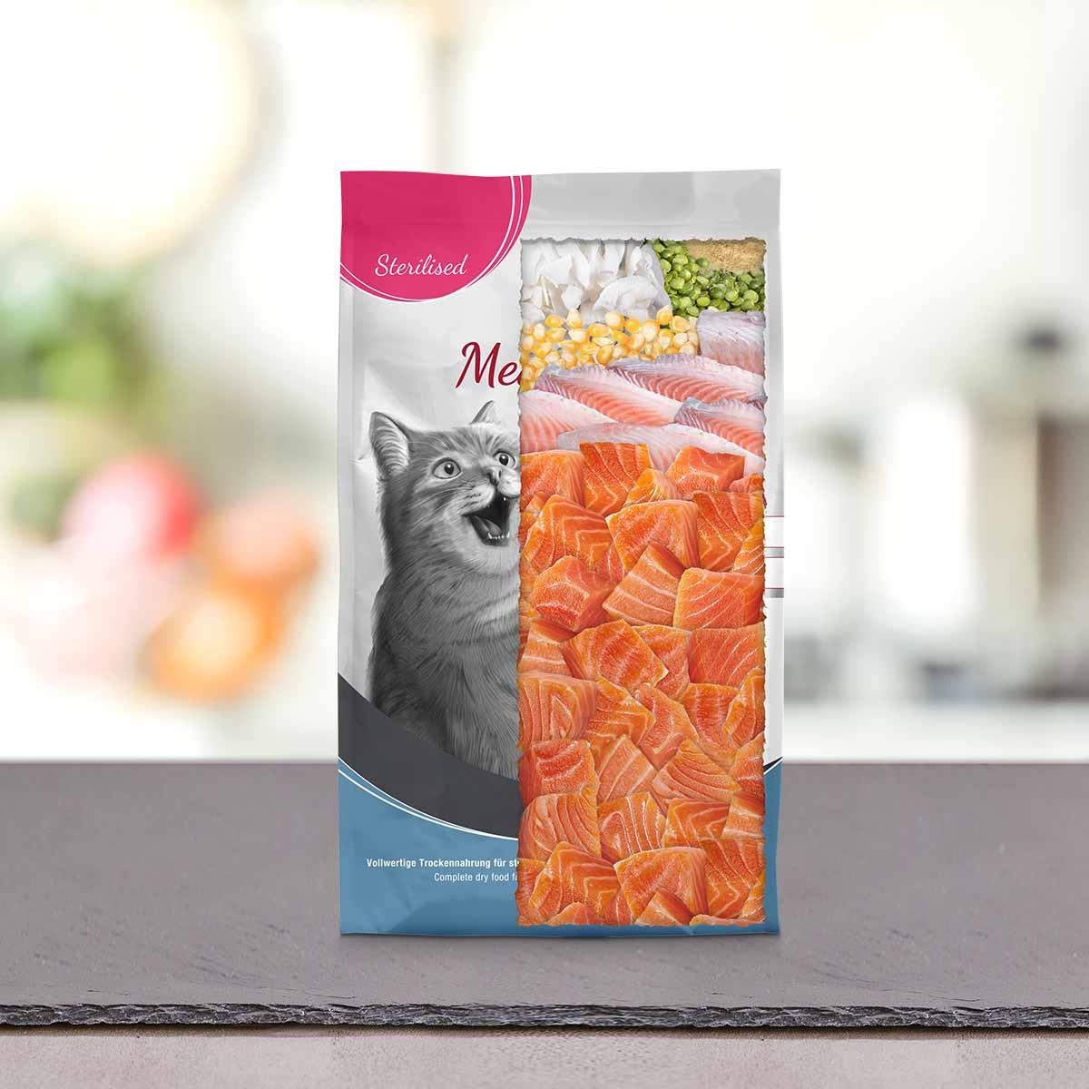 PLATINUM MeatCrisp Sterilised , Pește, hrană uscată pisici sterilizate, deshidratat, 1.5kg - 2 | YEO