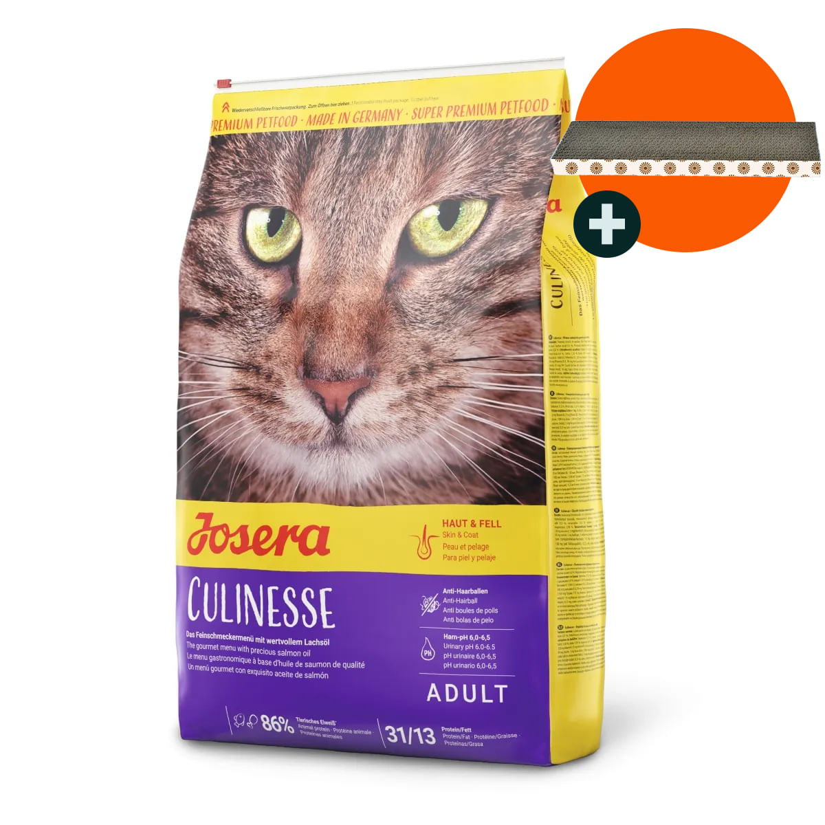 JOSERA Culinesse, Somon, hrană uscată pisici, apetit capricios, piele &amp; blana, 10kg