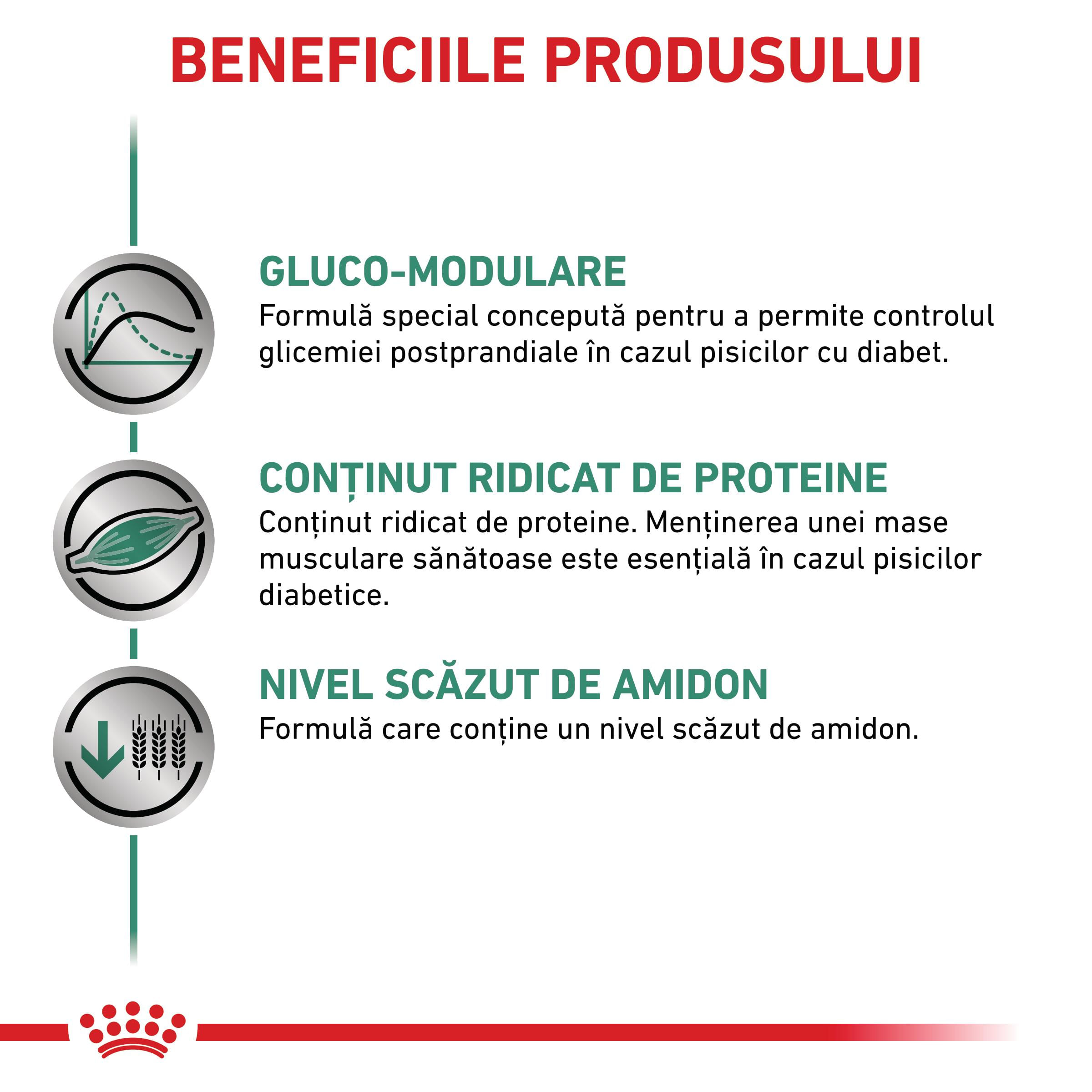 ROYAL CANIN VD Diabetic, dietă veterinară, plic hrană umedă pisici, diabet, (în sos), bax, 85g x 12buc
