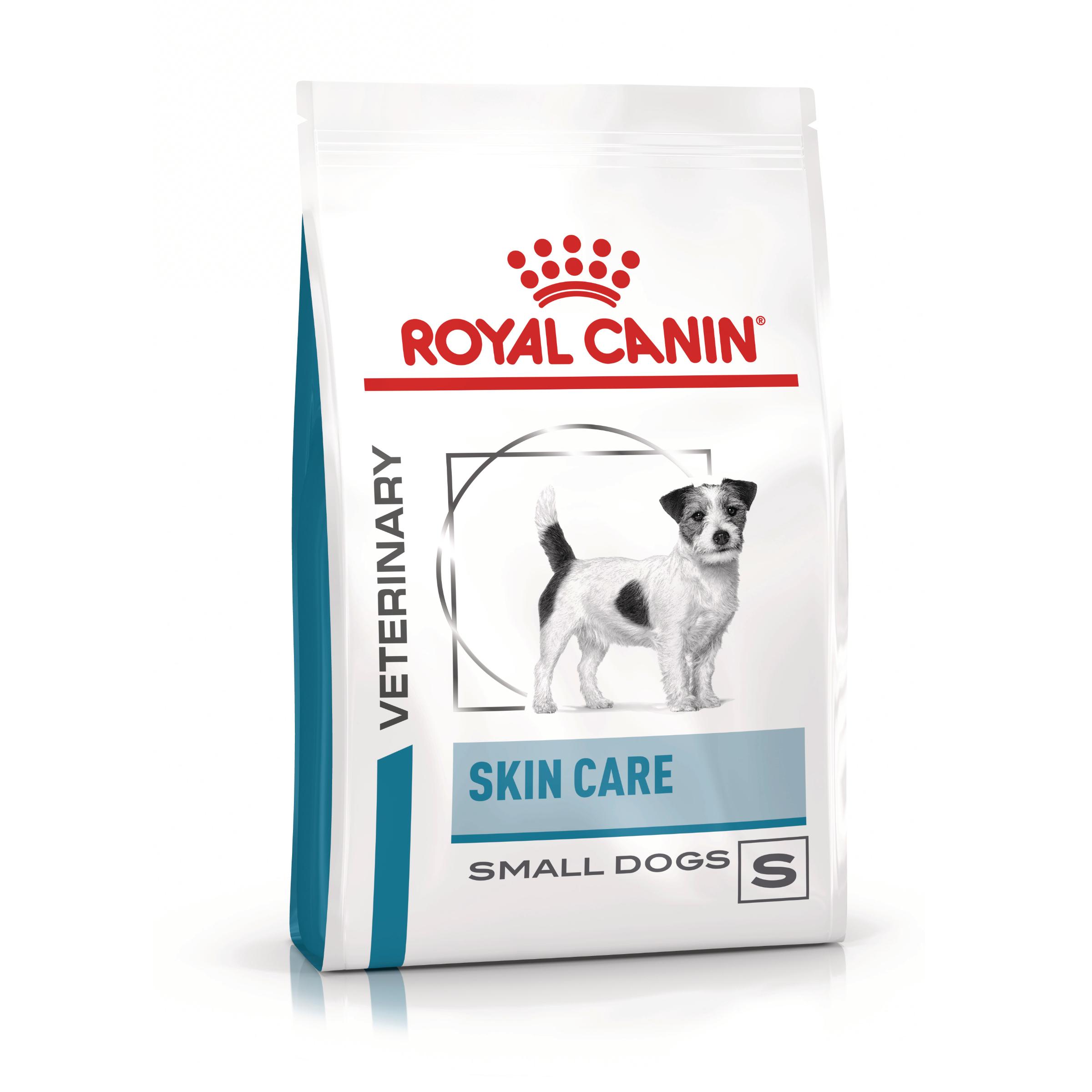 ROYAL CANIN VD Skin Care Small Dog, XS-XL, dietă veterinară, hrană uscată câini, afecțiuni dermatologice, 4kg