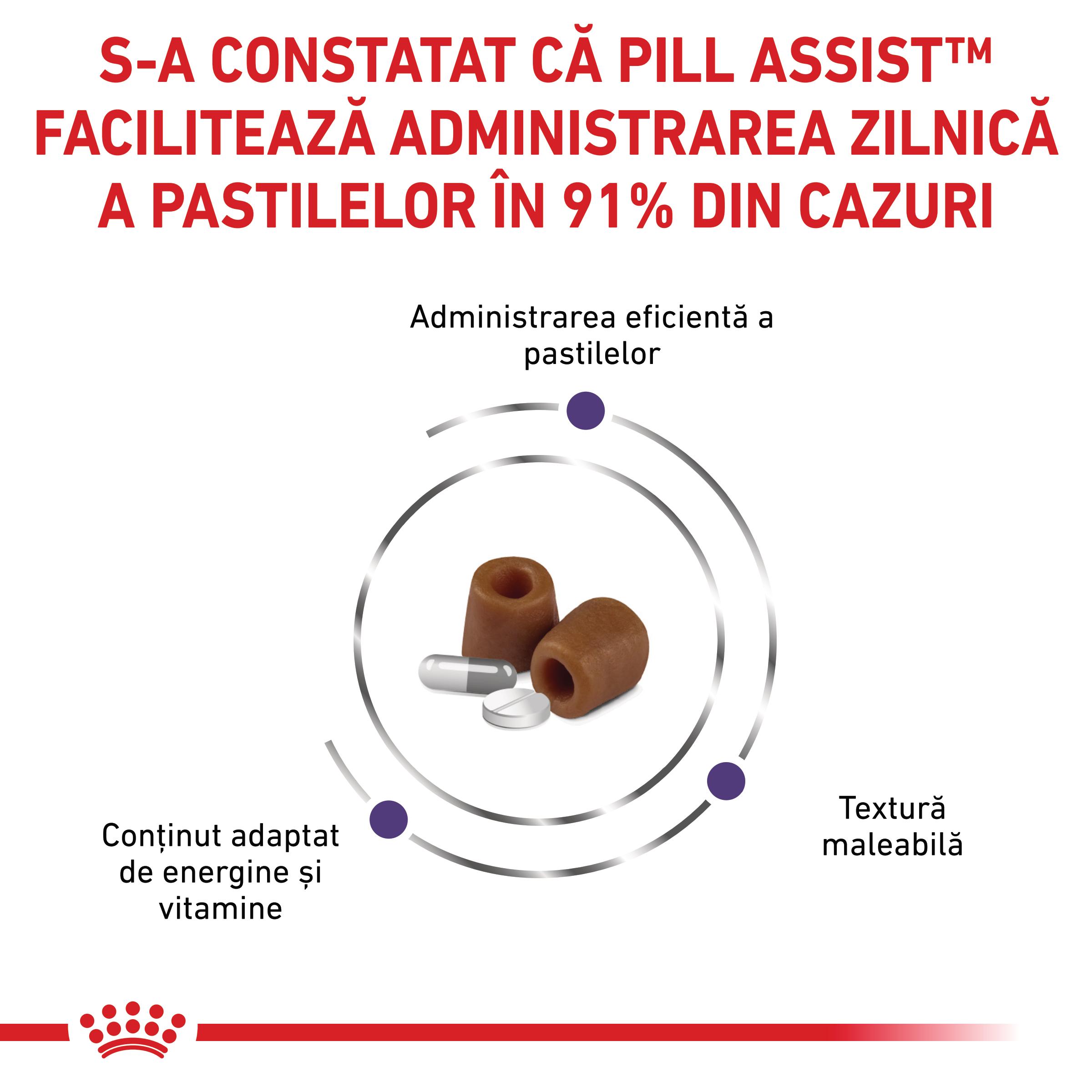 ROYAL CANIN VD Pill Assist Cat, dietă veterinară pisici, 45g
