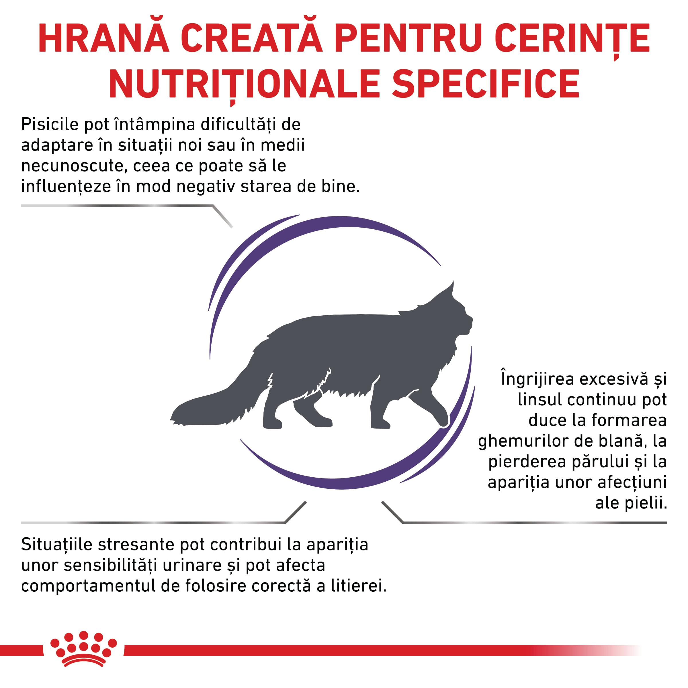 ROYAL CANIN VD Calm, dietă veterinară, hrană uscată pisici, sistem nervos &amp; calmante, 2kg