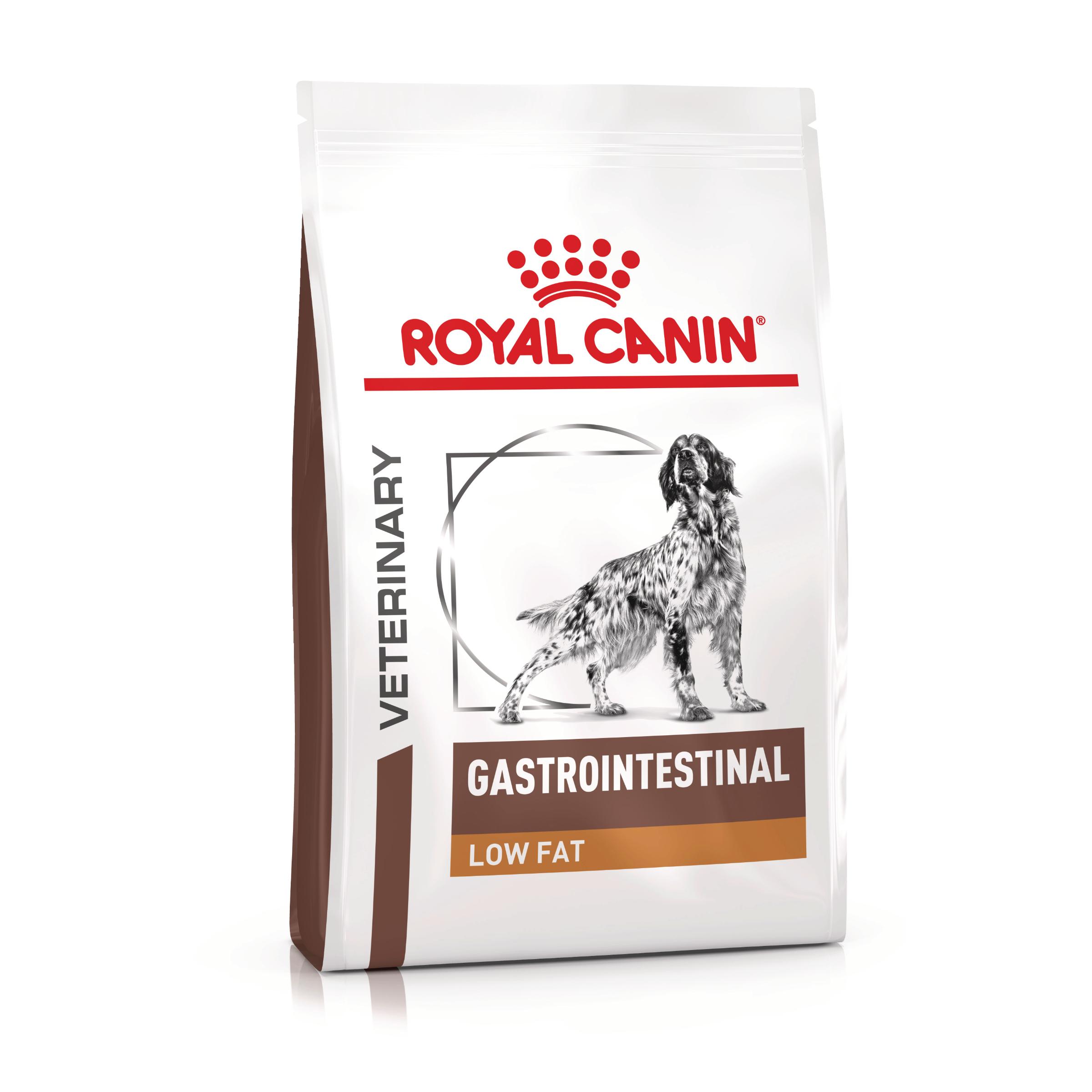 ROYAL CANIN VD Gastrointestinal Low Fat, XS-XL, dietă veterinară, hrană uscată câini, sistem digestiv, 1.5kg