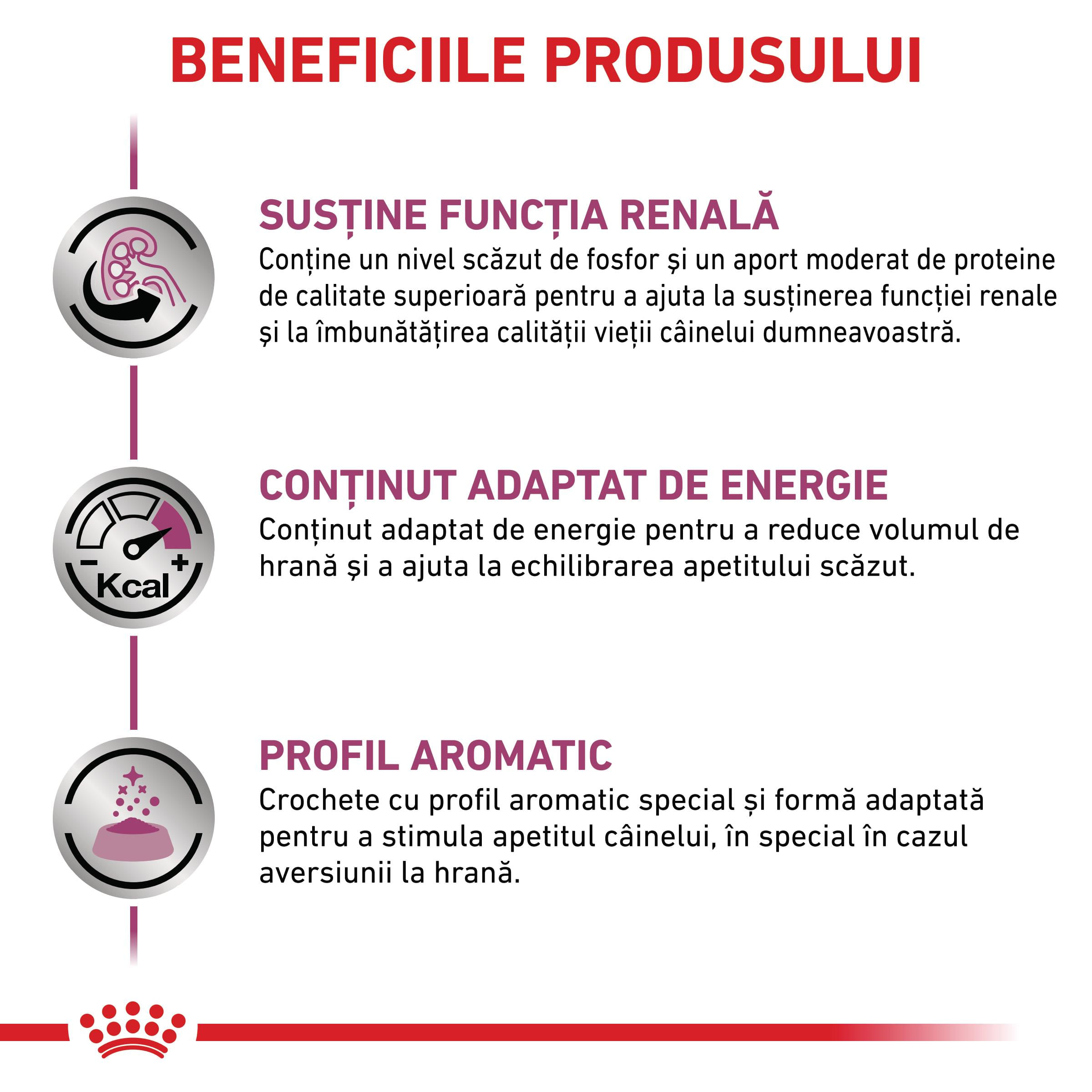 ROYAL CANIN VD Renal, XS-XL, dietă veterinară, hrană uscată câini, sistem renal, 2kg