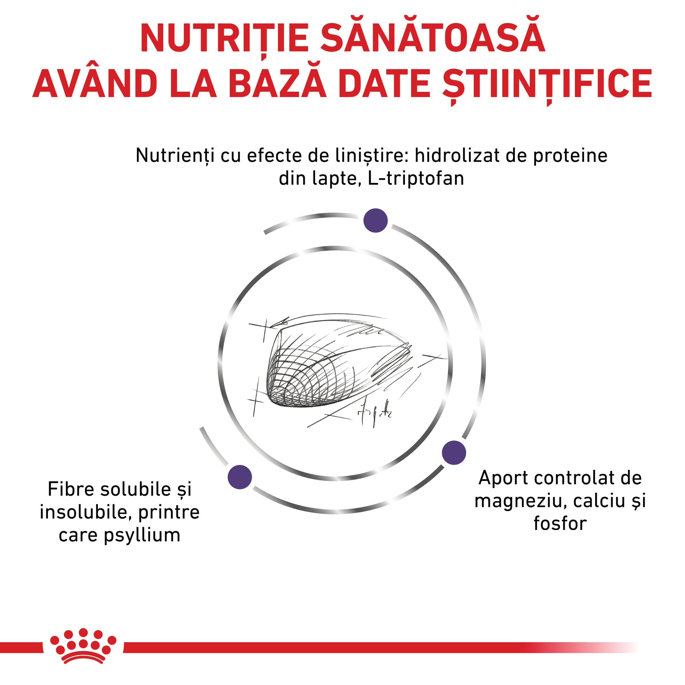 ROYAL CANIN VD Calm, dietă veterinară, hrană uscată pisici, sistem nervos &amp; calmante, 2kg