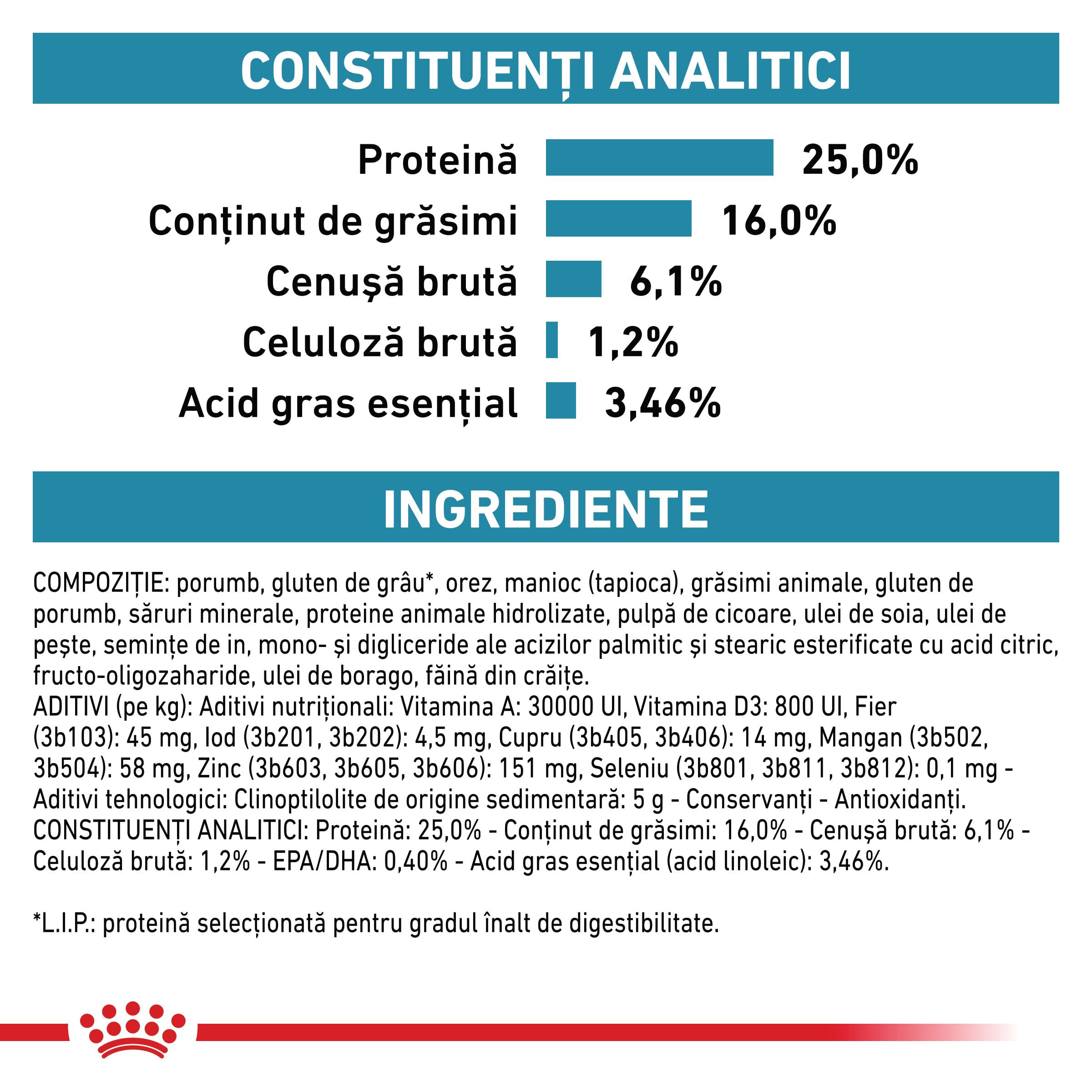 ROYAL CANIN VD Skin Care Small Dog, XS-XL, dietă veterinară, hrană uscată câini, afecțiuni dermatologice, 4kg