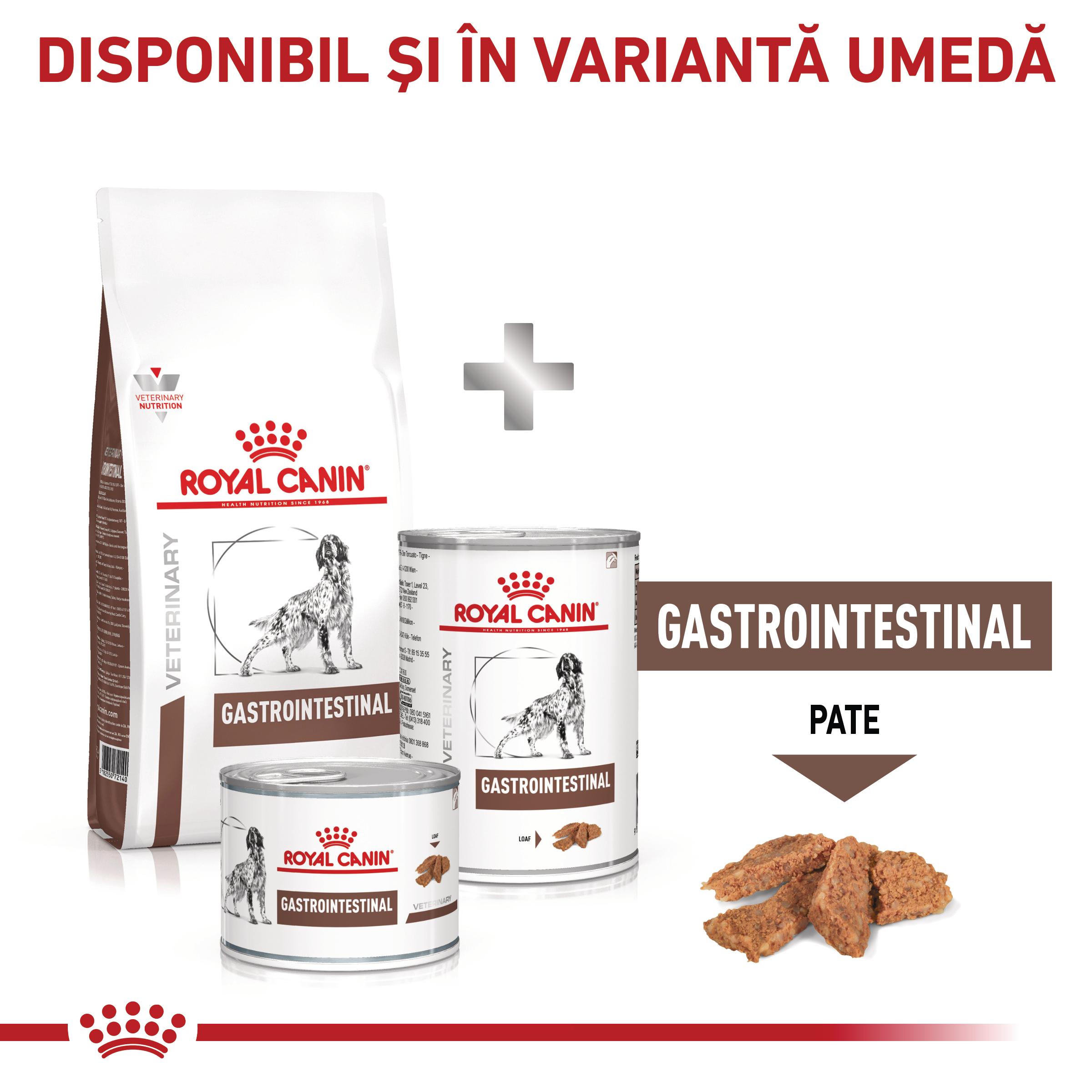 ROYAL CANIN VD Gastrointestinal, M-XL, dietă veterinară, hrană uscată câini, sistem digestiv, 15kg