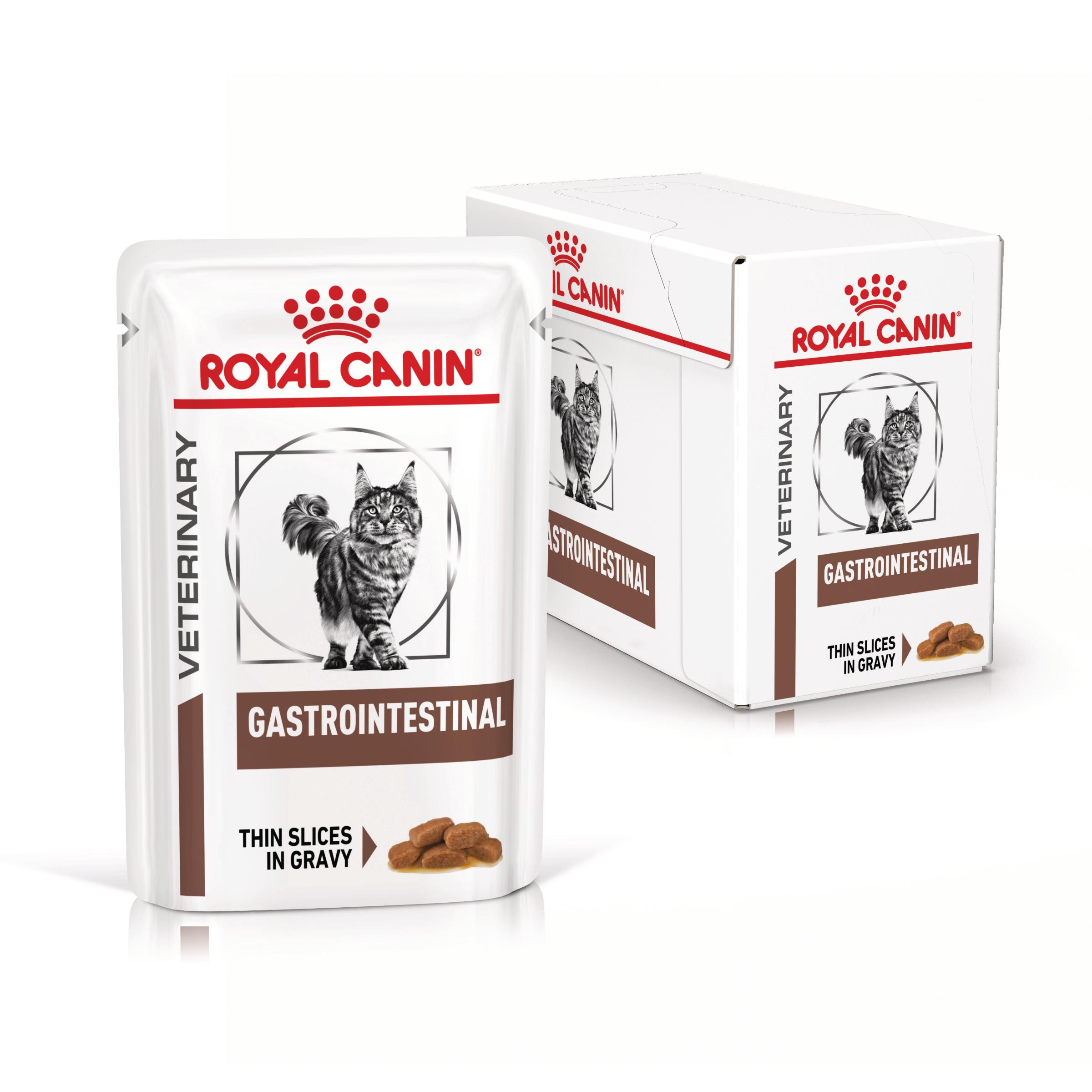 ROYAL CANIN VD Gastrointestinal, dietă veterinară, plic hrană umedă pisici, sistem digestiv, (în sos), bax, 85g x 12buc