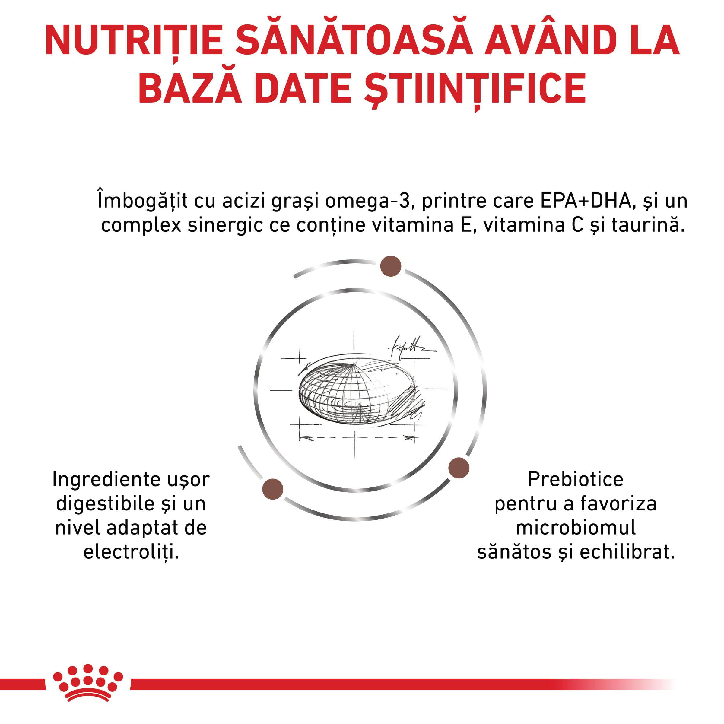 ROYAL CANIN VD Gastrointestinal High Fibre, XS-XL, dietă veterinară, hrană uscată câini, sistem digestiv, 7.5kg