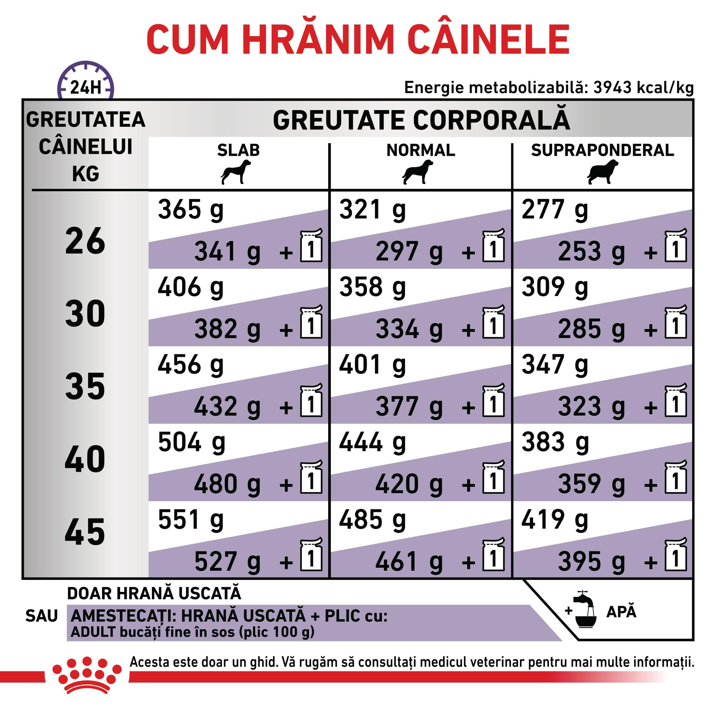 ROYAL CANIN VD Adult Large Dog, L-XL, dietă veterinară, hrană uscată câini, 4kg