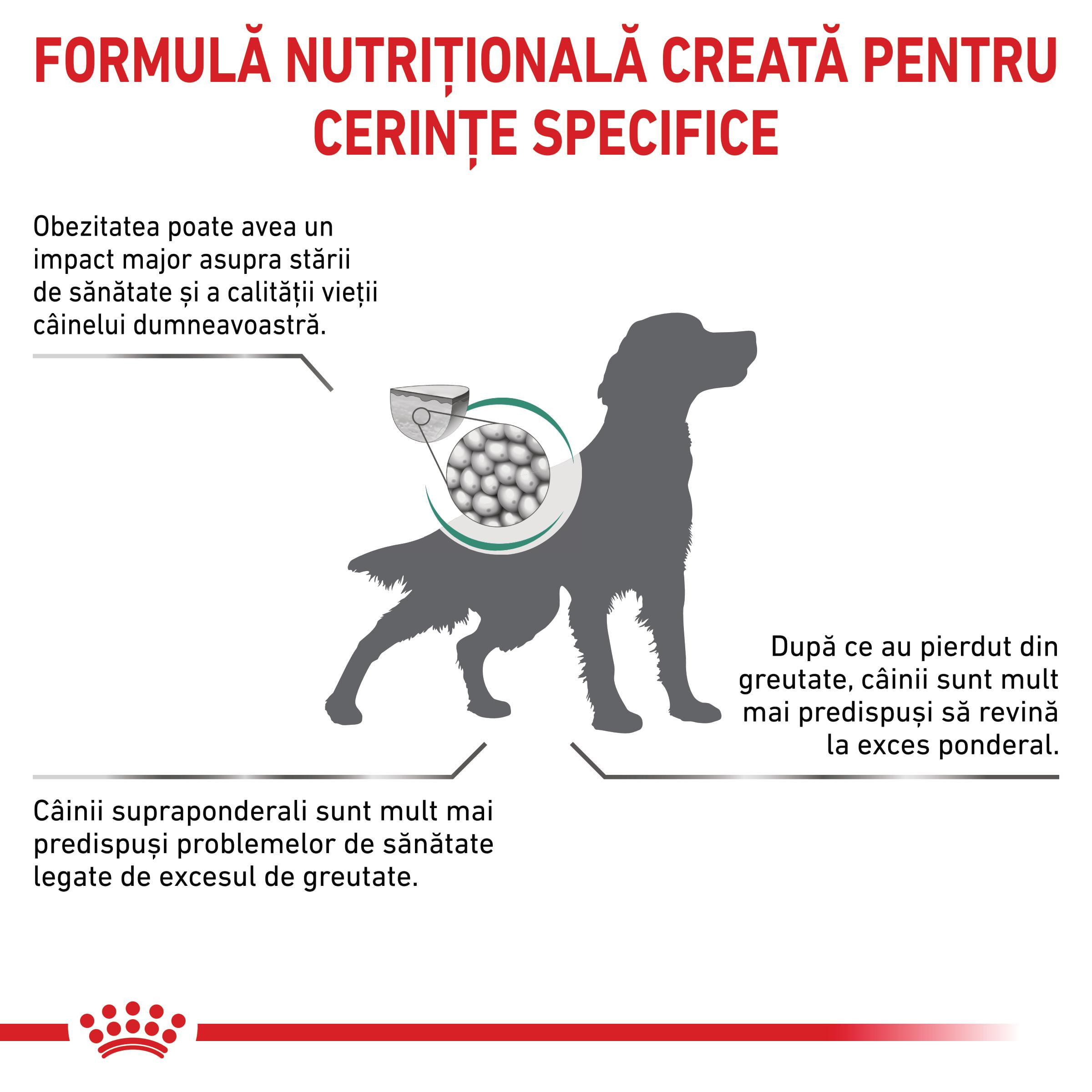 ROYAL CANIN VD Satiety, XS-XL, dietă veterinară, hrană uscată câini, obezitate, 12kg