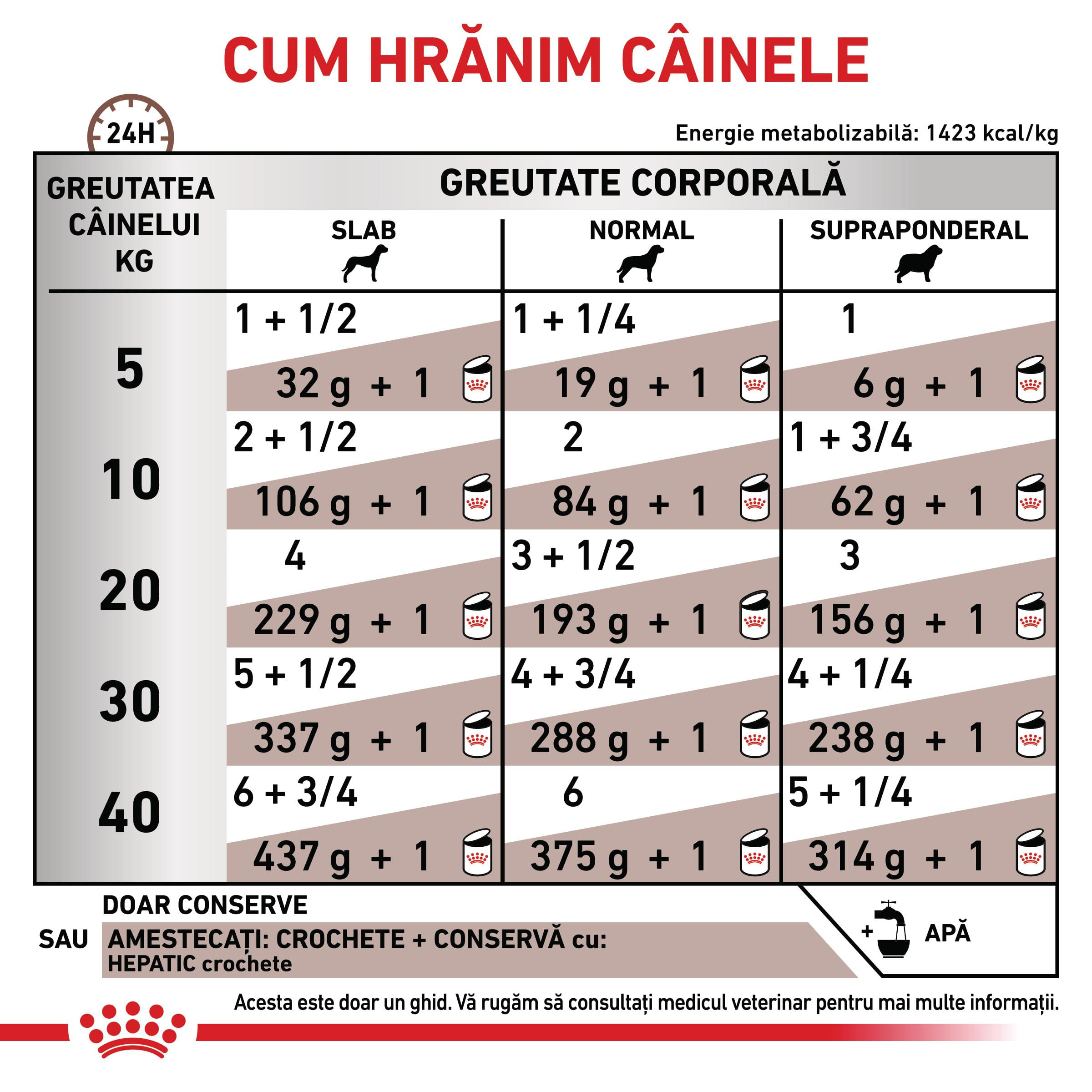 ROYAL CANIN VD Hepatic, XS-XL, dietă veterinară, conservă hrană umedă câini, suport hepatic, (pate), 200g