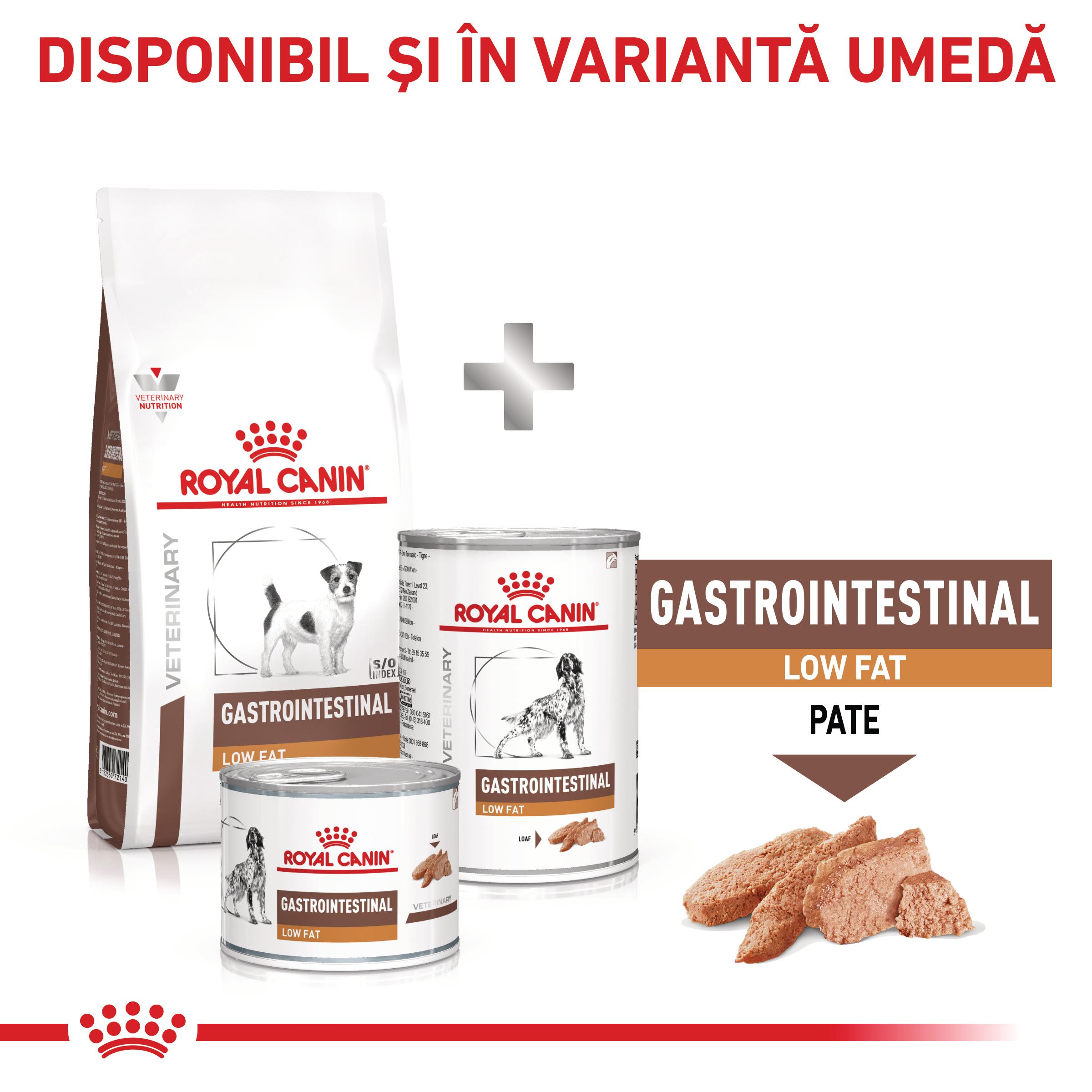 ROYAL CANIN VD Gastrointestinal Low Fat Small Dog, XS-S, dietă veterinară, hrană uscată câini, sistem digestiv, 1.5kg