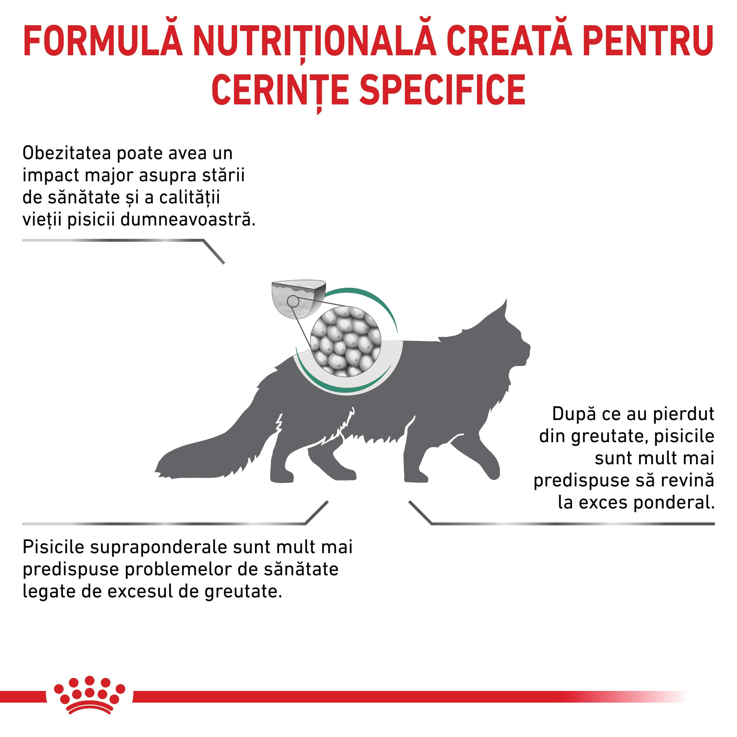 ROYAL CANIN VD Satiety Weight Management, dietă veterinară, hrană uscată pisici, obezitate, 3.5kg