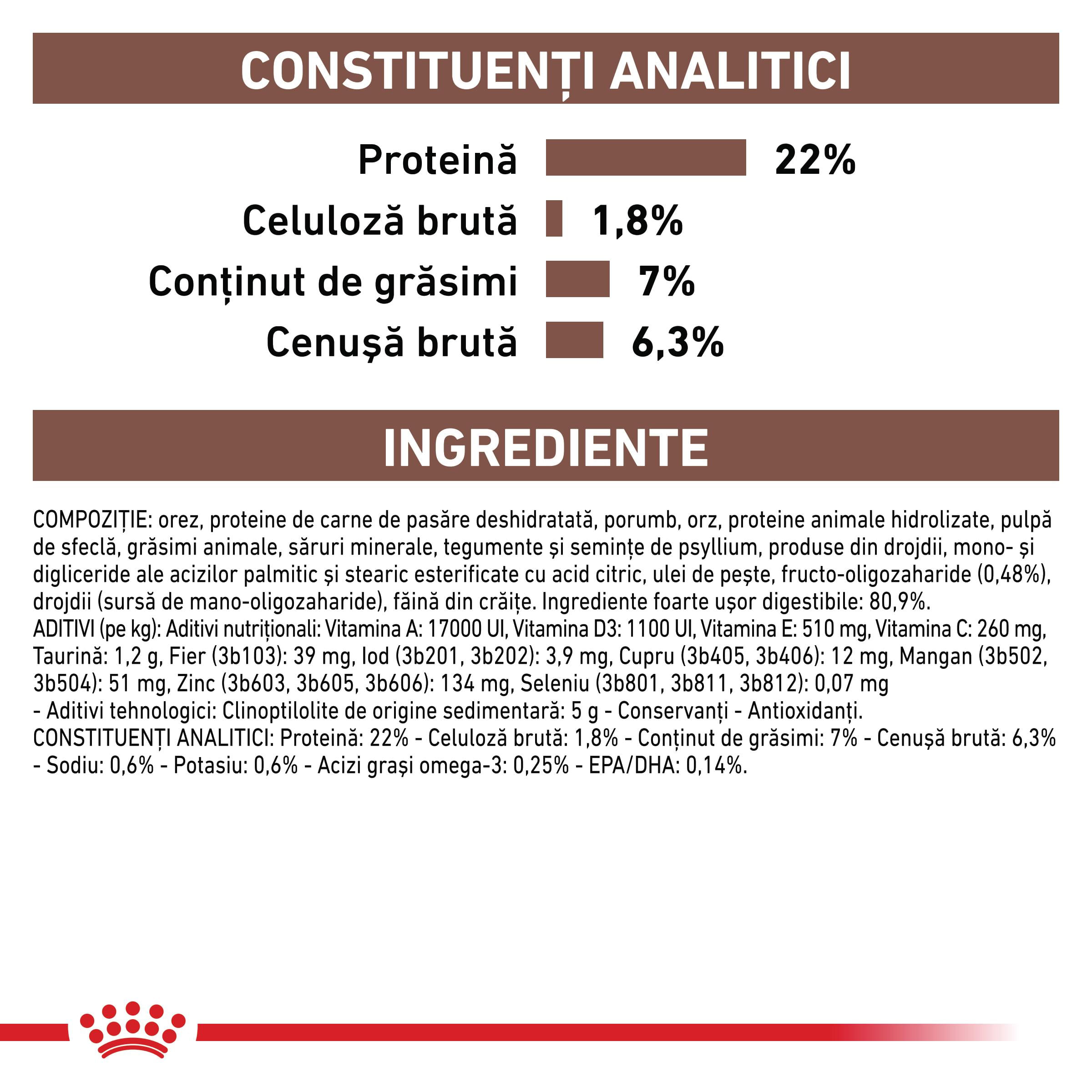 ROYAL CANIN VD Gastrointestinal Low Fat Small Dog, XS-S, dietă veterinară, hrană uscată câini, sistem digestiv, 3.5kg