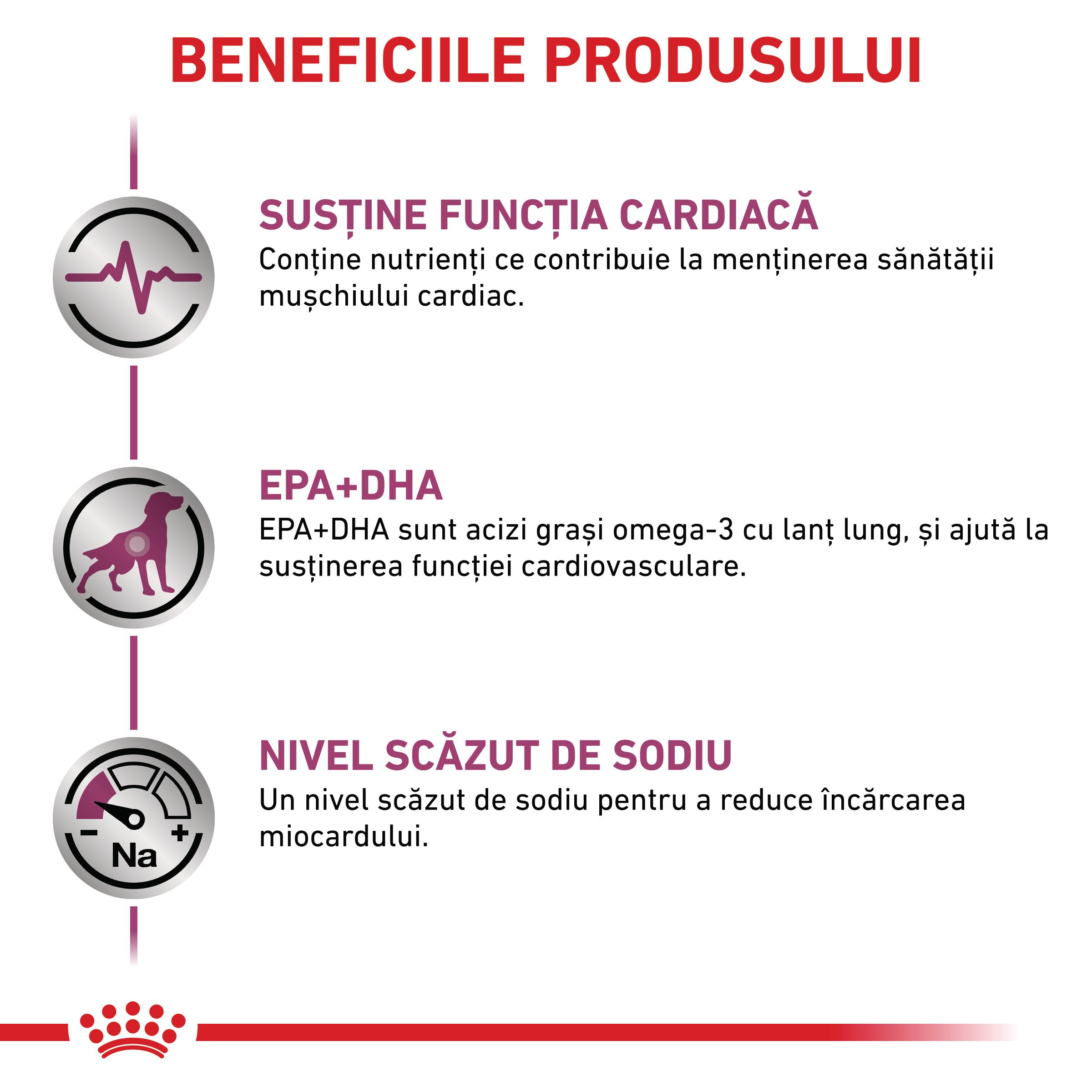ROYAL CANIN VD Cardiac, XS-XL, dietă veterinară, hrană uscată câini, sistem cardio-vascular, 14kg