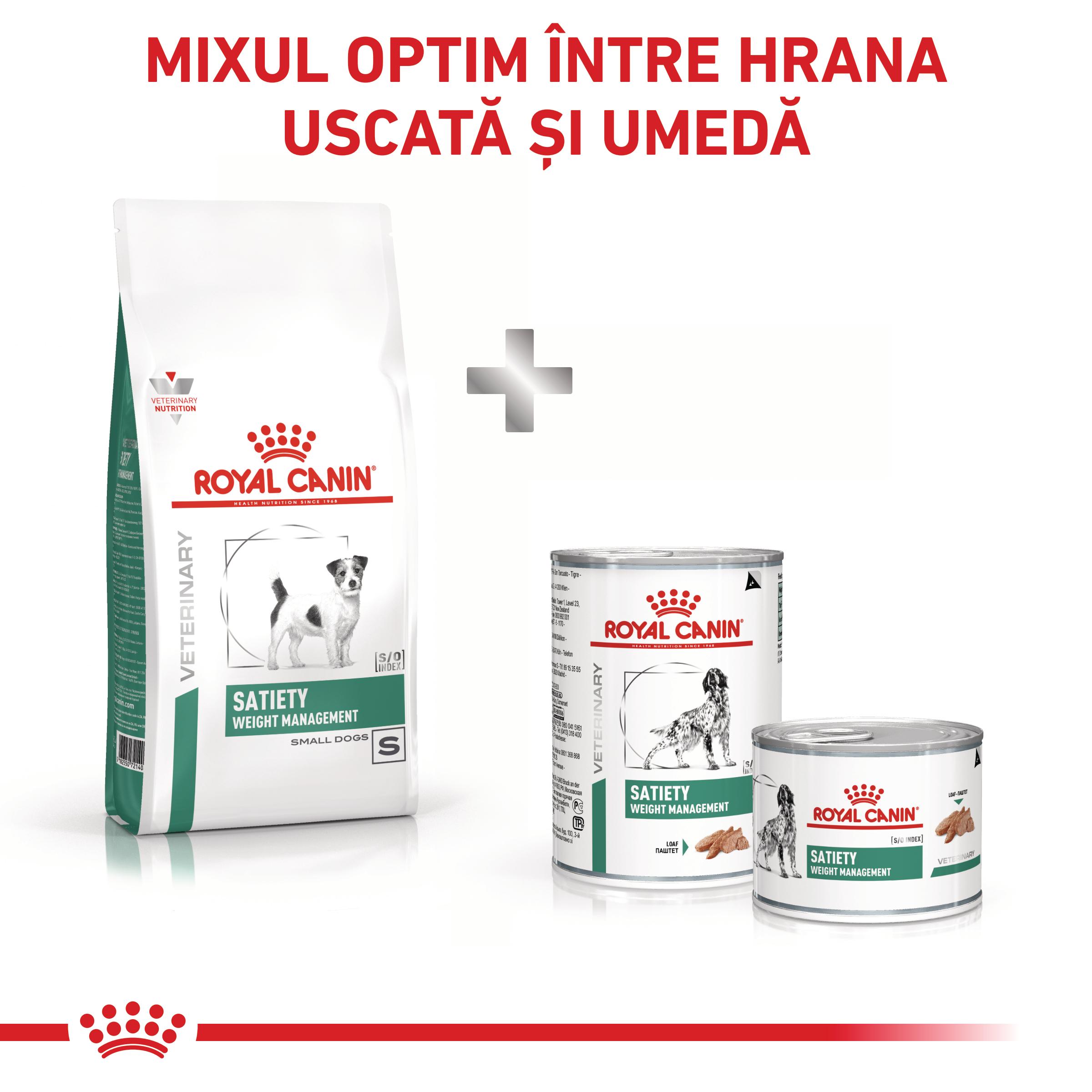 ROYAL CANIN VD Satiety Small Dog, XS-S, dietă veterinară, hrană uscată câini, obezitate, 1.5kg