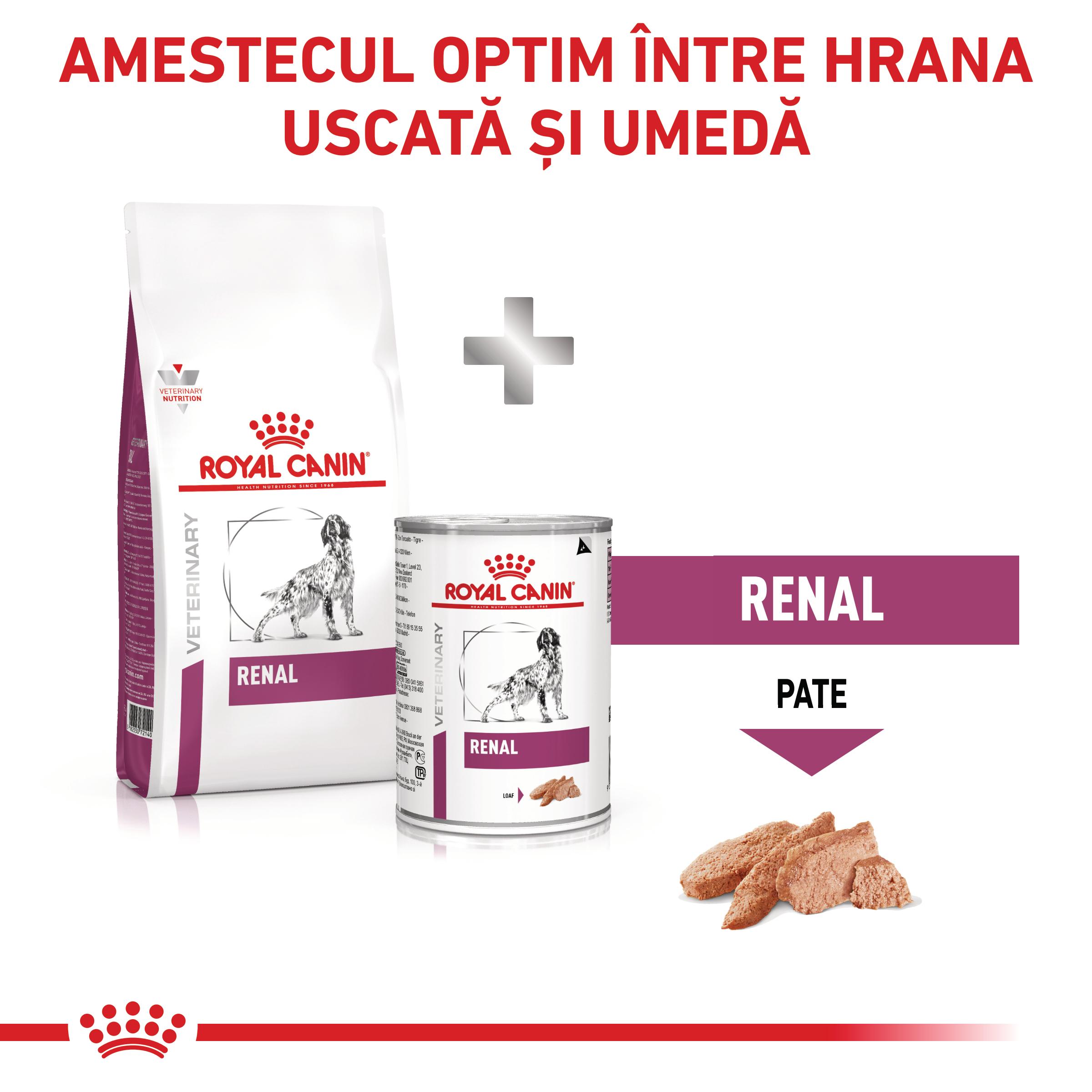 ROYAL CANIN VD Renal, XS-XL, dietă veterinară, hrană uscată câini, sistem renal, 7kg