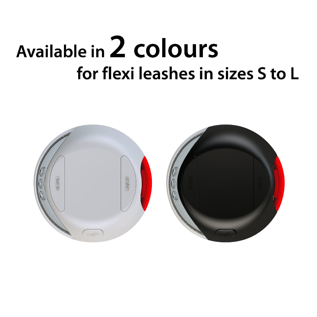 FLEXI LED Lighting System, accesoriu iluminat câini, plastic, gri, S-L
