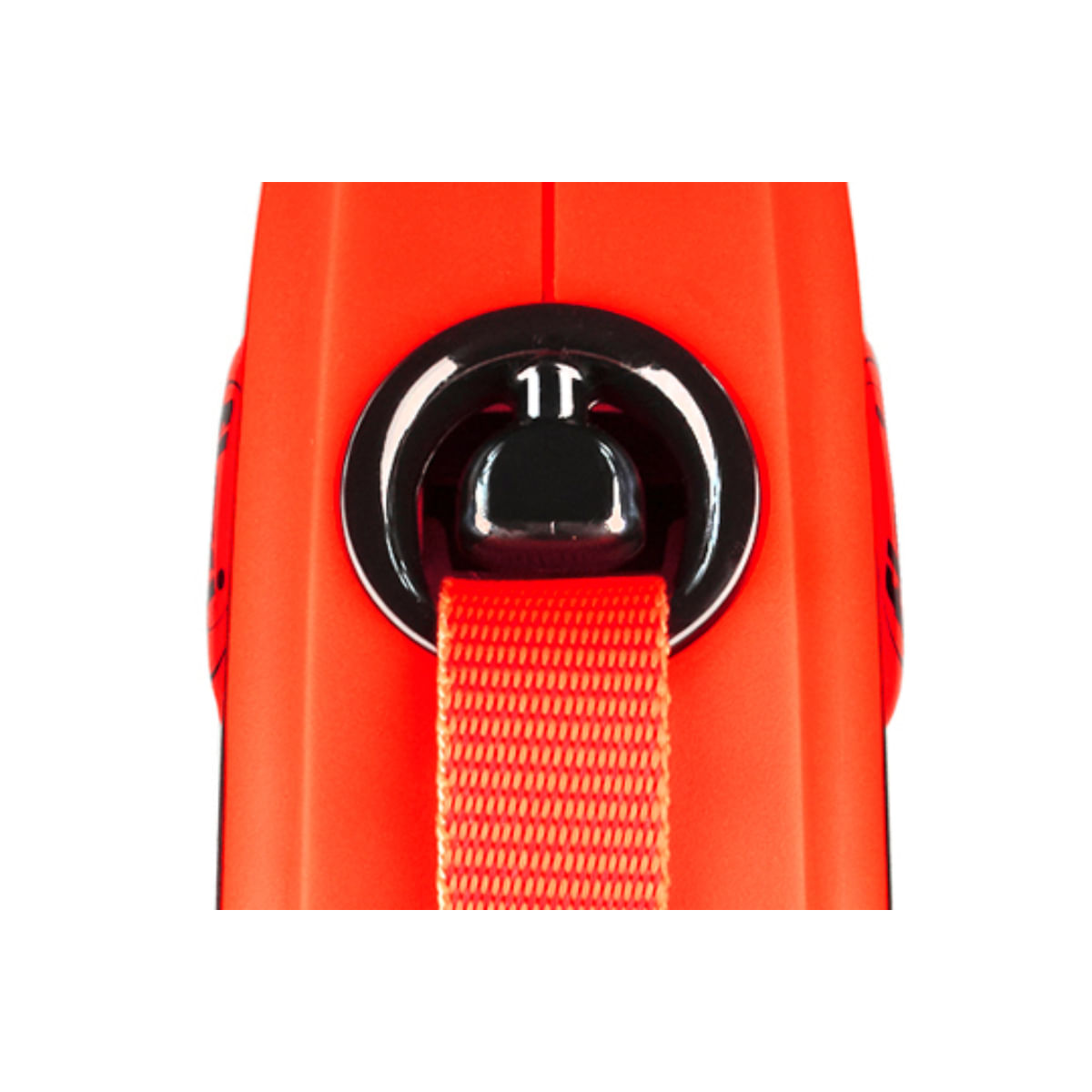 FLEXI Xtreme, lesă bandă retractabilă câini, nylon, portocaliu, L(65kg, 5m)