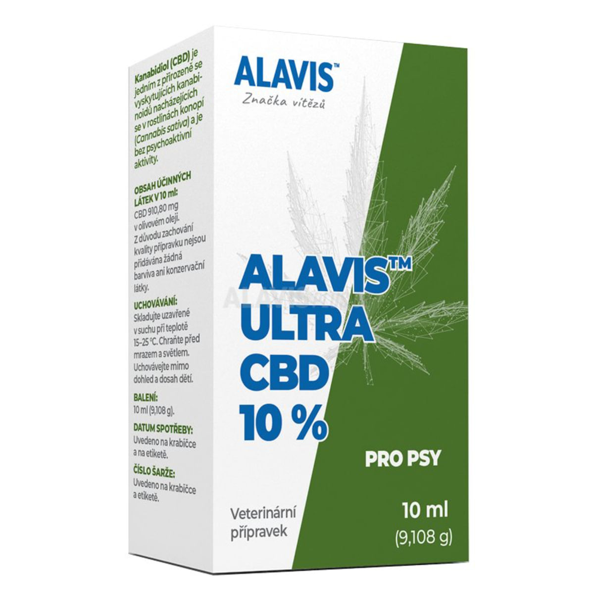 ALAVIS Ultra CBD 10%, supliment sistem nervos &amp; calmante câini, suspensie orală ALAVIS Ultra CBD 10%, XS-XL, supliment sistem nervos &amp; calmante câini și pisici, flacon, 10ml suspensie orală
