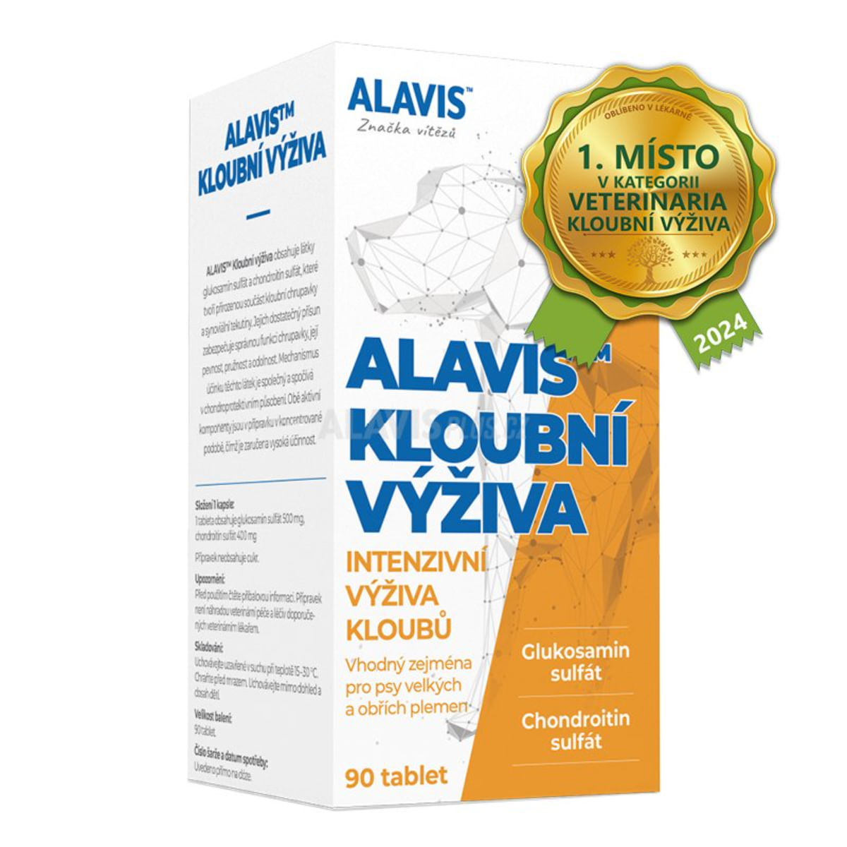 ALAVIS Joint Nutrition, supliment sistem articular câini, comprimate ALAVIS Joint Nutrition, XS-XL, supliment sistem articular câini, flacon, 90 comprimate