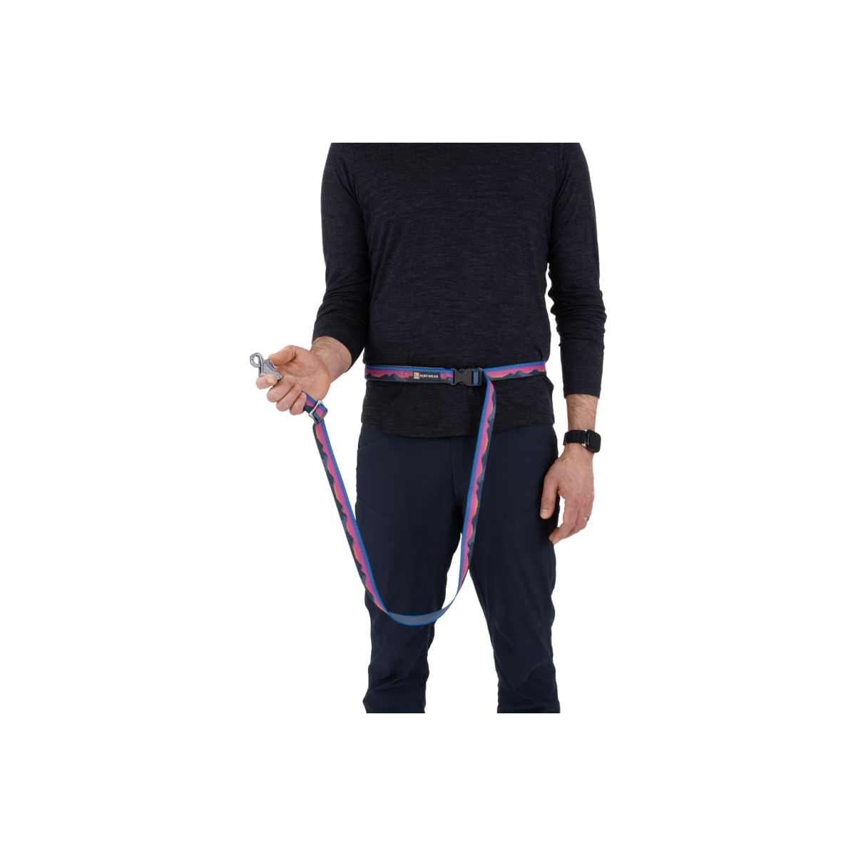 RUFFWEAR Crag, lesă bandă hands free sport câini, ajustabilă, reflectorizantă RUFFWEAR Crag Alpine Dusk, lesă bandă hands free sport câini, ajustabilă, reflectorizantă, diverse culori, XS-XL(1.8m x 2.5cm)