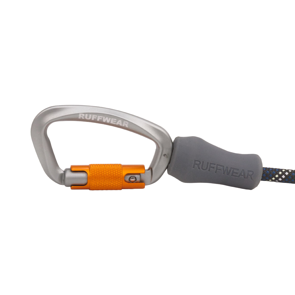 RUFFWEAR Knot-a-Leash, lesă cordelină sport câini, reflectorizantă RUFFWEAR Knot-a-Leash Obsidian Black, lesă cordelină sport câini, reflectorizantă, negru, L(1.5m  x 1.1cm) - 3 | YEO