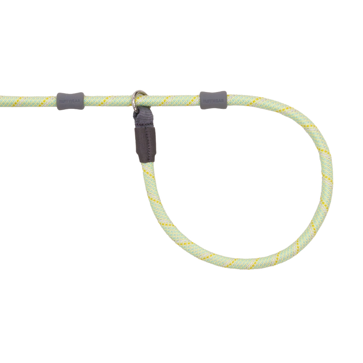 RUFFWEAR Just-a-Cinch, lesă cordelină slip cu limitator câini, reflectorizantă RUFFWEAR Just-a-Cinch Moss Green, lesă cordelină slip cu limitator câini, reflectorizantă, verde, XS-XL(1.5m x 1.1cm)