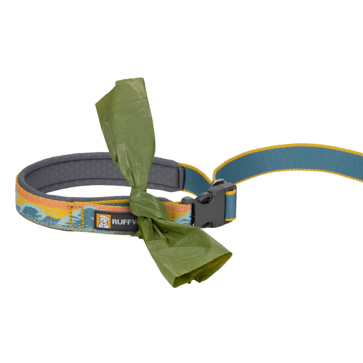 RUFFWEAR Crag, lesă bandă hands free sport câini, ajustabilă, reflectorizantă RUFFWEAR Crag Rising Wave, lesă bandă hands free sport câini, ajustabilă, reflectorizantă, diverse culori, XS-XL(1.8m x 2.5cm)