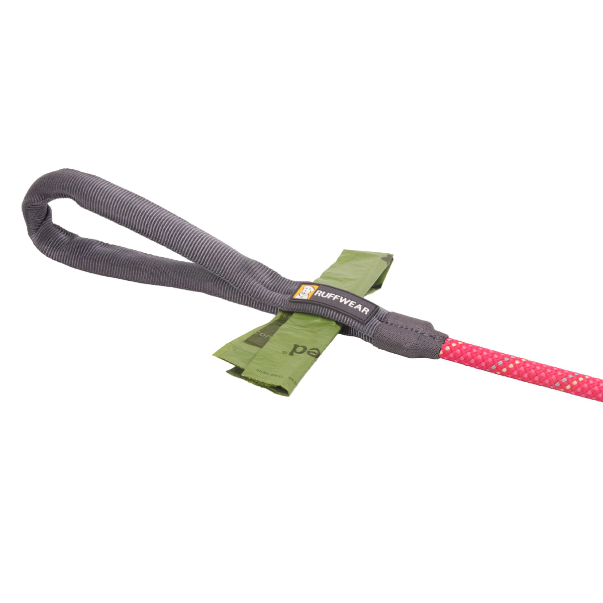 RUFFWEAR Just-a-Cinch, lesă cordelină slip cu limitator câini, reflectorizantă RUFFWEAR Just-a-Cinch Fireweed Pink, lesă cordelină slip cu limitator câini, reflectorizantă, roz, XS-XL(1.5m x 1.1cm)