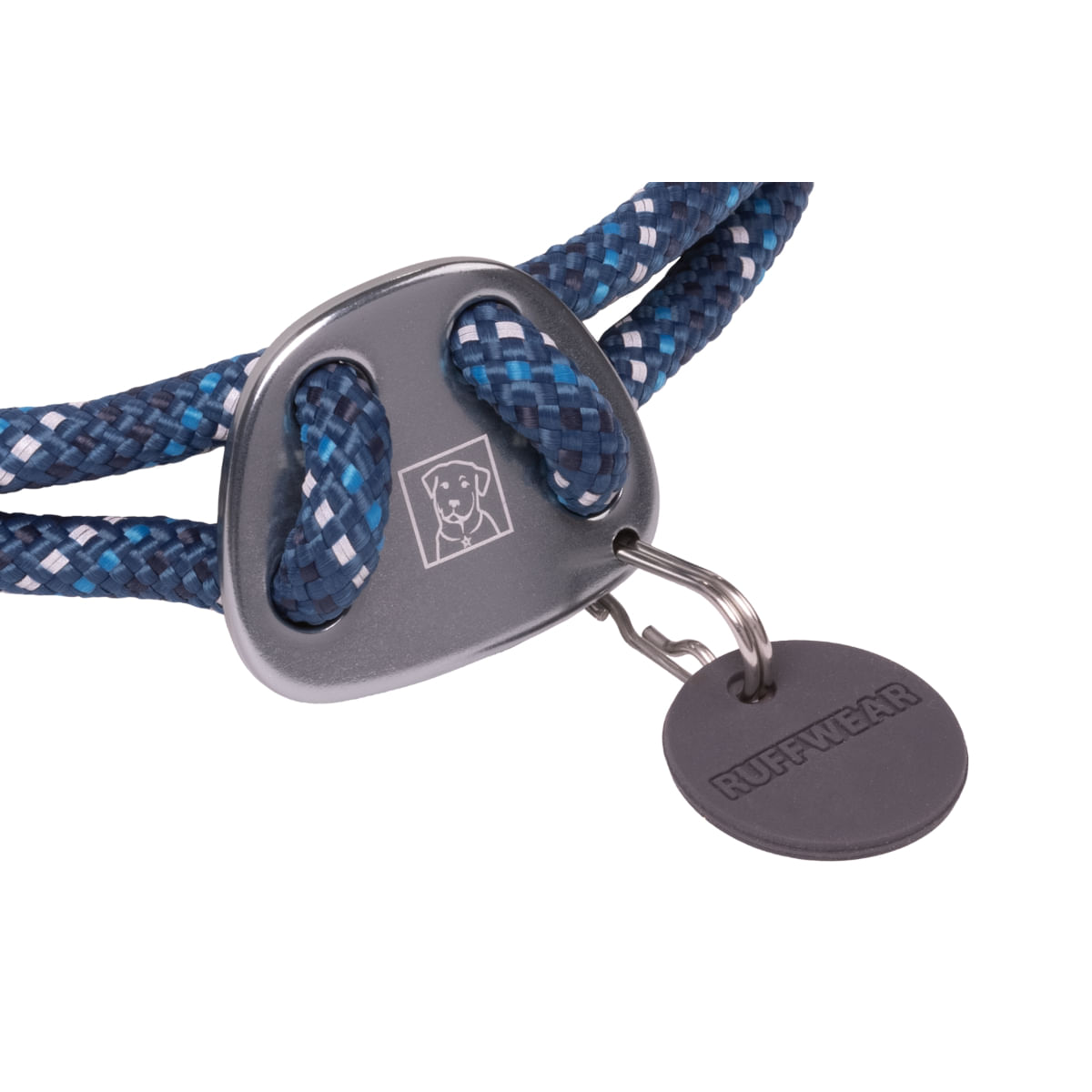 RUFFWEAR Knot a Collar, zgardă cordelină sport câini, ajustabilă, reflectorizantă RUFFWEAR Knot a Collar Blue Moon, zgardă cordelină sport câini, ajustabilă, reflectorizantă, albastru, M(36-51  x 0.7cm) - 2 | YEO