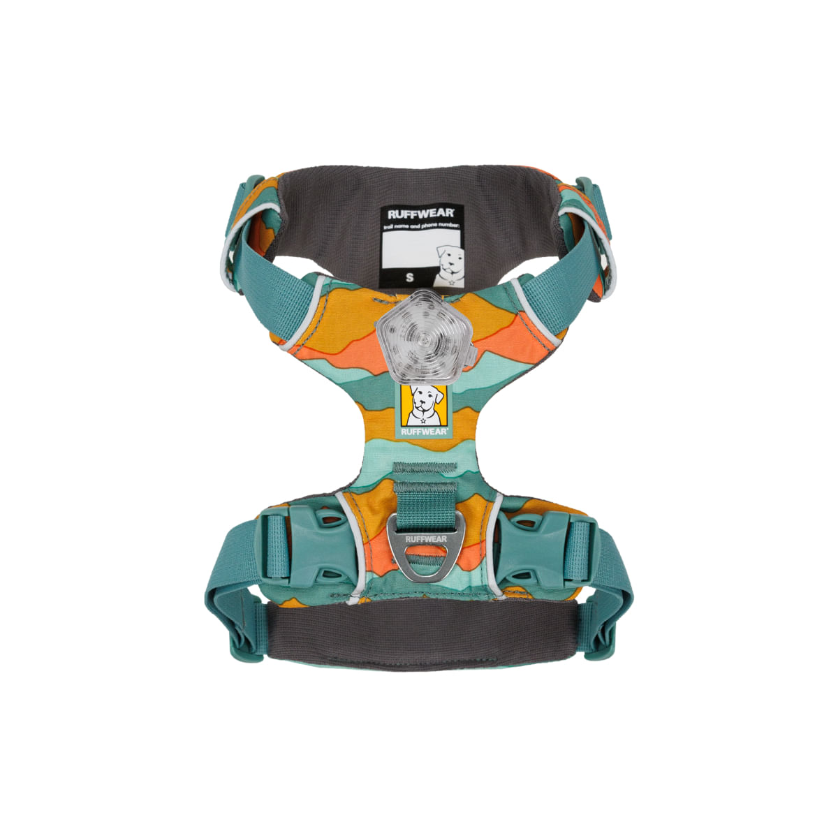 RUFFWEAR Front Rage, ham prindere dublă(piept&spate) dresaj câini, ajustabil, reflectorizant RUFFWEAR Front Rage Spring Mountains, ham prindere dublă(piept&spate) dresaj câini, ajustabil, reflectorizant, verde și portocaliu, XS(33-43cm)