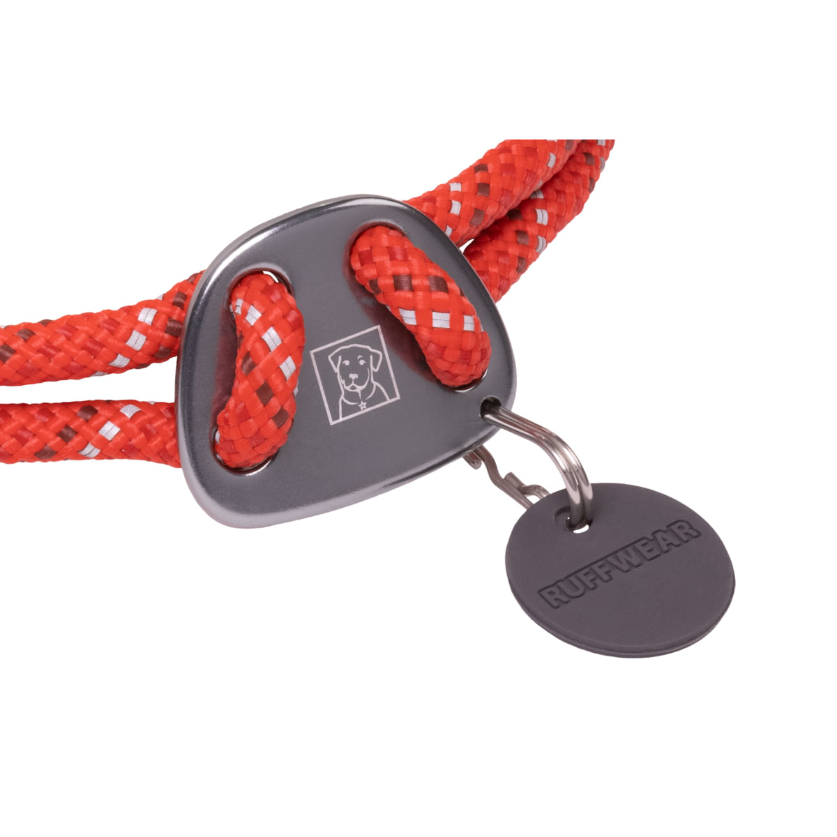 RUFFWEAR Knot a Collar, zgardă cordelină sport câini, ajustabilă, reflectorizantă RUFFWEAR Knot a Collar Red Sumac, zgardă cordelină sport câini, ajustabilă, reflectorizantă, roșu, L(51-66  x 0.7cm) - 2 | YEO