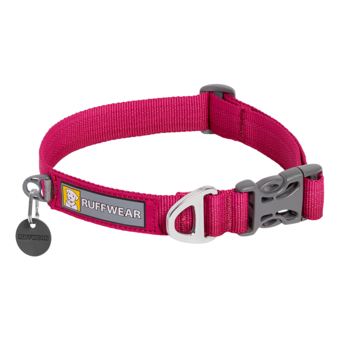 RUFFWEAR Front Rage, zgardă bandă câini, ajustabilă RUFFWEAR Front Rage Hibiscus Pink, zgardă bandă câini, ajustabilă, roz, L(51-66  x 2.5cm) - 1 | YEO